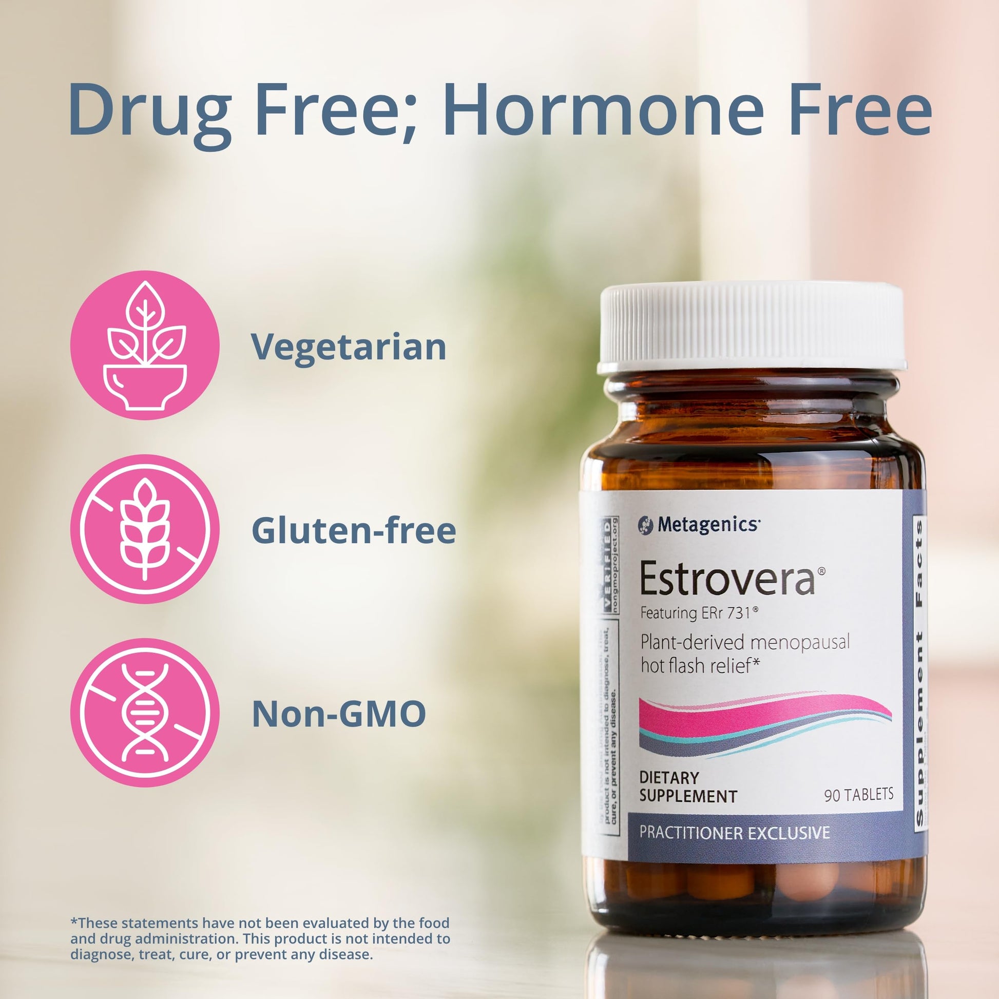 Metagenics Estrovera - Plant Derived Menopause Hot Flash Relief, Formulated Metagenics uk supplements