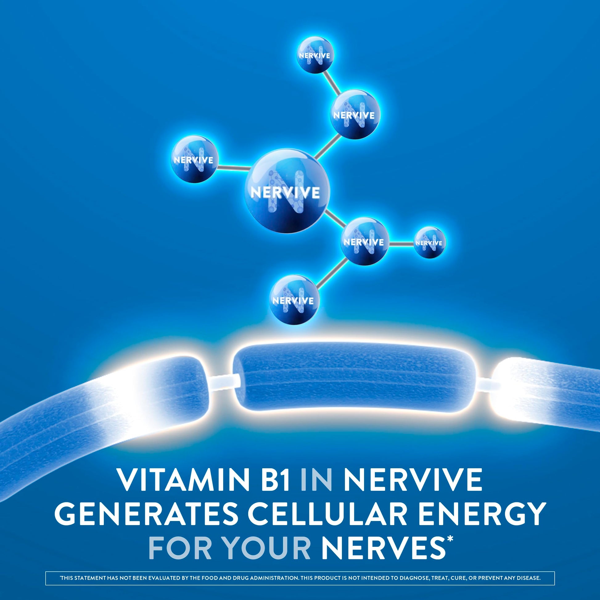 Nervive Nerve Health, Alpha Lipoic Acid, Fortify Nerve Health, Healthy Nerve Function, Healthy Blood Circulation, Supplement, Tablet, 60 Tablets Nervive uk supplements