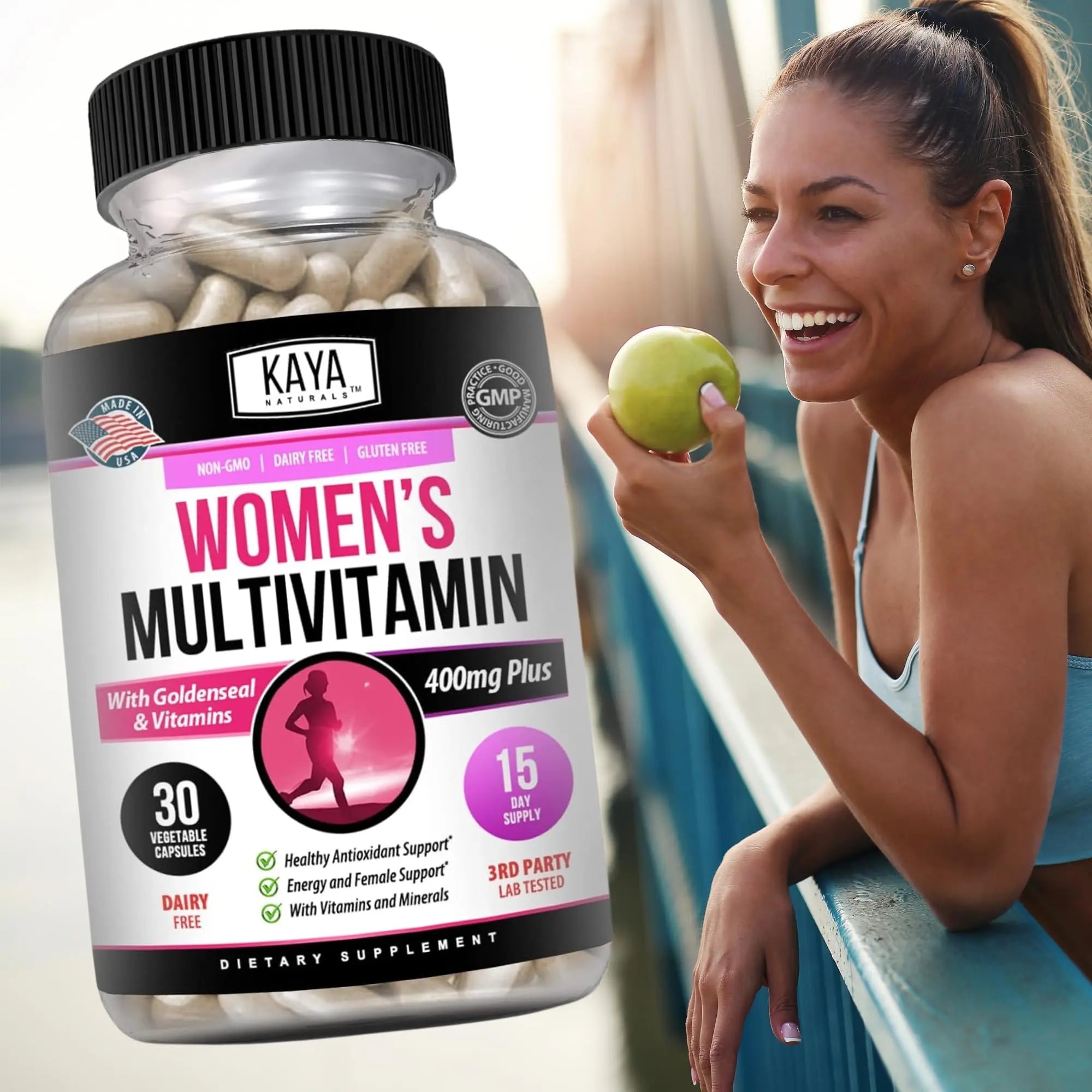 Kaya Naturals Women's Multivitamin, Overall Healthy Antioxidant, and Immune Support, Vitamins A, D, C, E, Biotin Kaya Naturals uk supplements