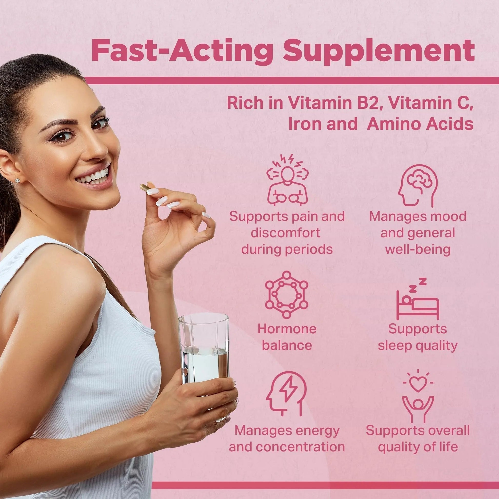 Strength & Spices Hormone Balance 100% Natural Estrogen Supplement – 12 Ingredients w Dong Quai - 60 Vegan UK Made 1000mg Capsules – Fertility and Menstrual Comfort STRENGTH & SPICES100% Natural Vegan Food Supplements uk supplements