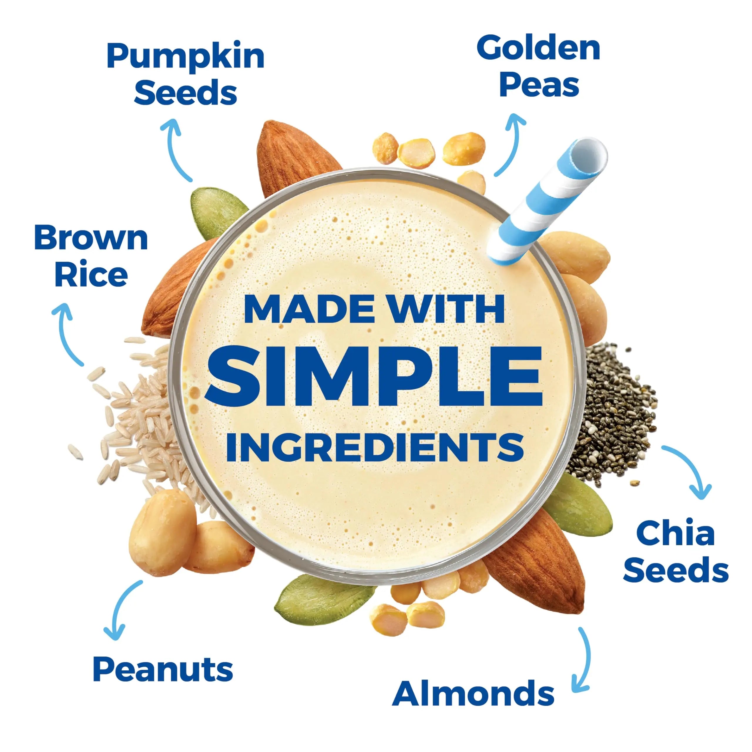 Orgain Organic Simple Vegan Protein Powder, Vanilla - 20g Plant Based Protein, Made with less Ingredients, No Artificial Sweeteners, Gluten Free, No Dairy or Lactose, 1.25 lb (Packaging May Vary) Orgain uk supplements