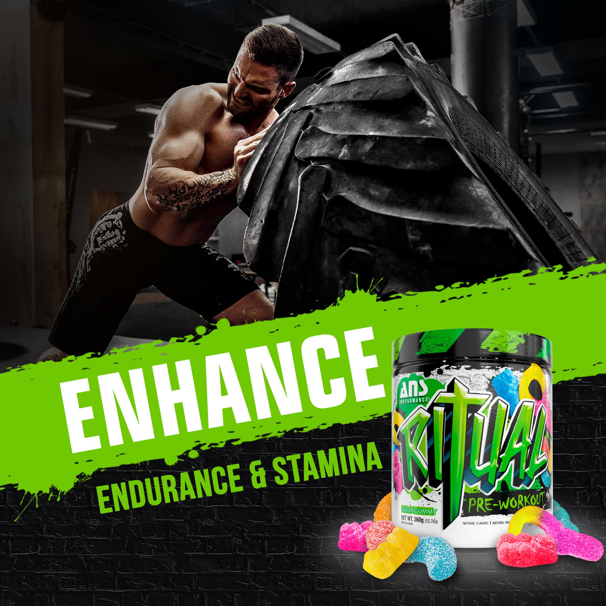 ANS Performance Ritual Pre Workout (30 Servings, 12.7 oz) - Complete Preworkout Formula ANS Performance uk supplements