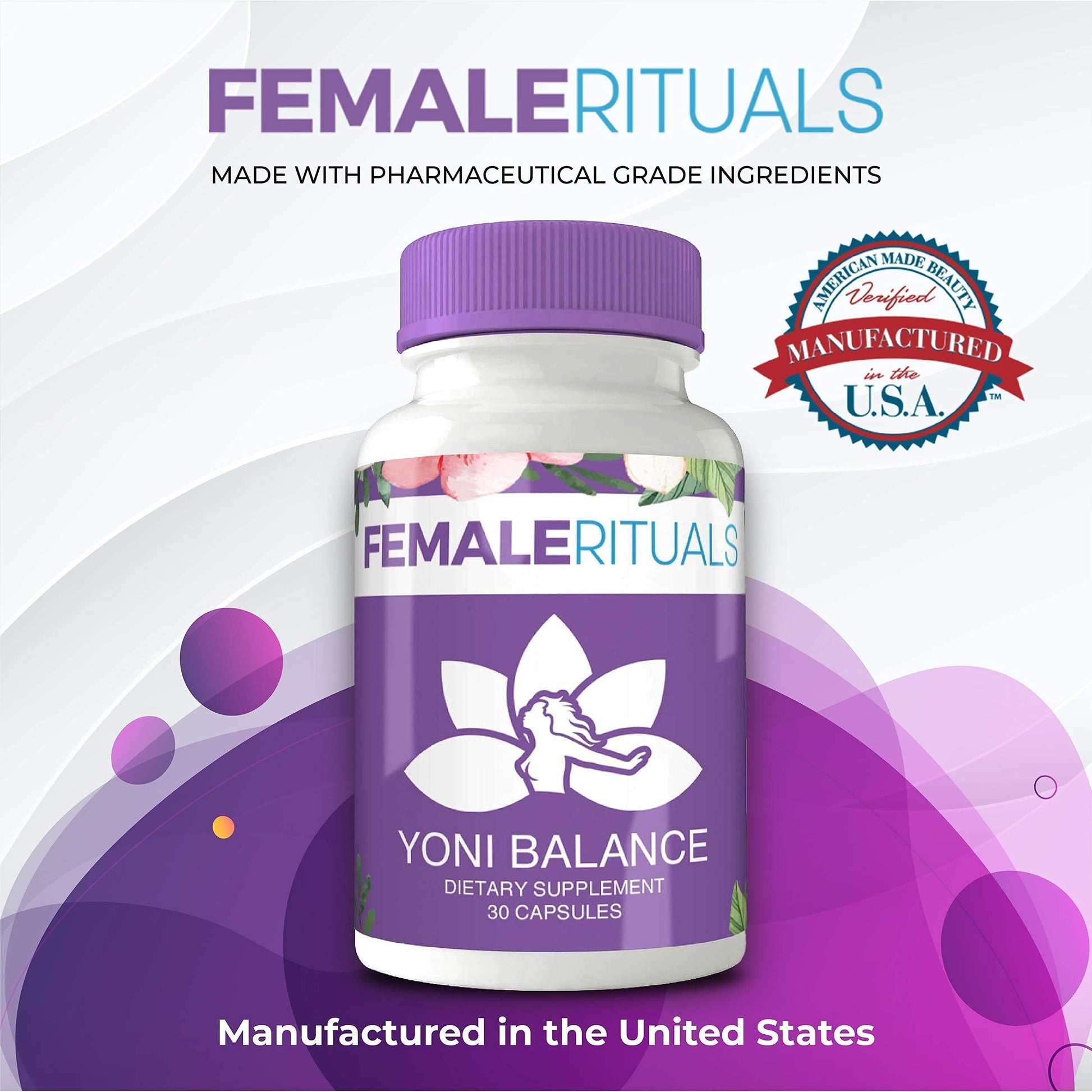 FEMALE RITUALS - Vaginal Moisturizer Boric Acid Suppositories for PH Balance - Bad Odors FEMALE RITUALS uk supplements