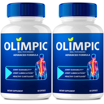 Olimpic Capsules, Advanced Joint Support Supplement Pills for Mobility and Comfort - Maximum Strength, Official Olim Pic Joint Support All Natural Formula, Premium Olim-Pic Reviews (2 Pack) IDEAL PERFORMANCE uk supplements