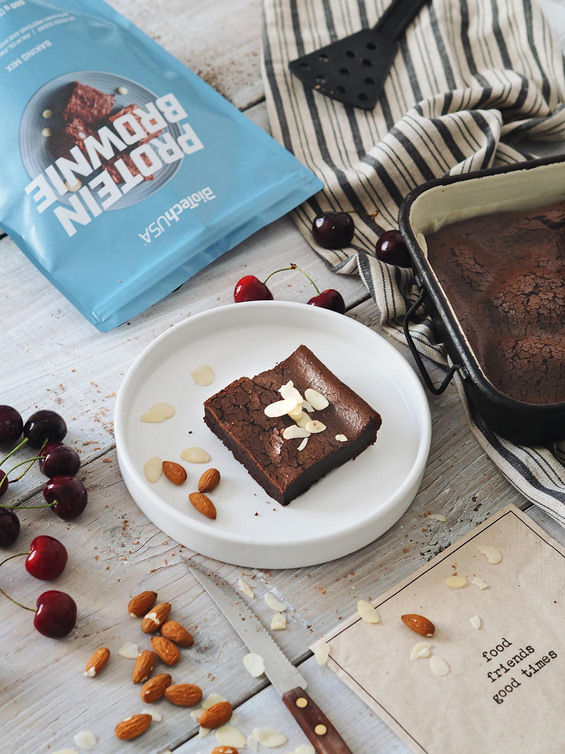 BioTechUSA Protein Brownie, Baking Mix with Collagen, whey proteins and sweeteners. 600 g, Chocolate BioTechUSA uk supplements