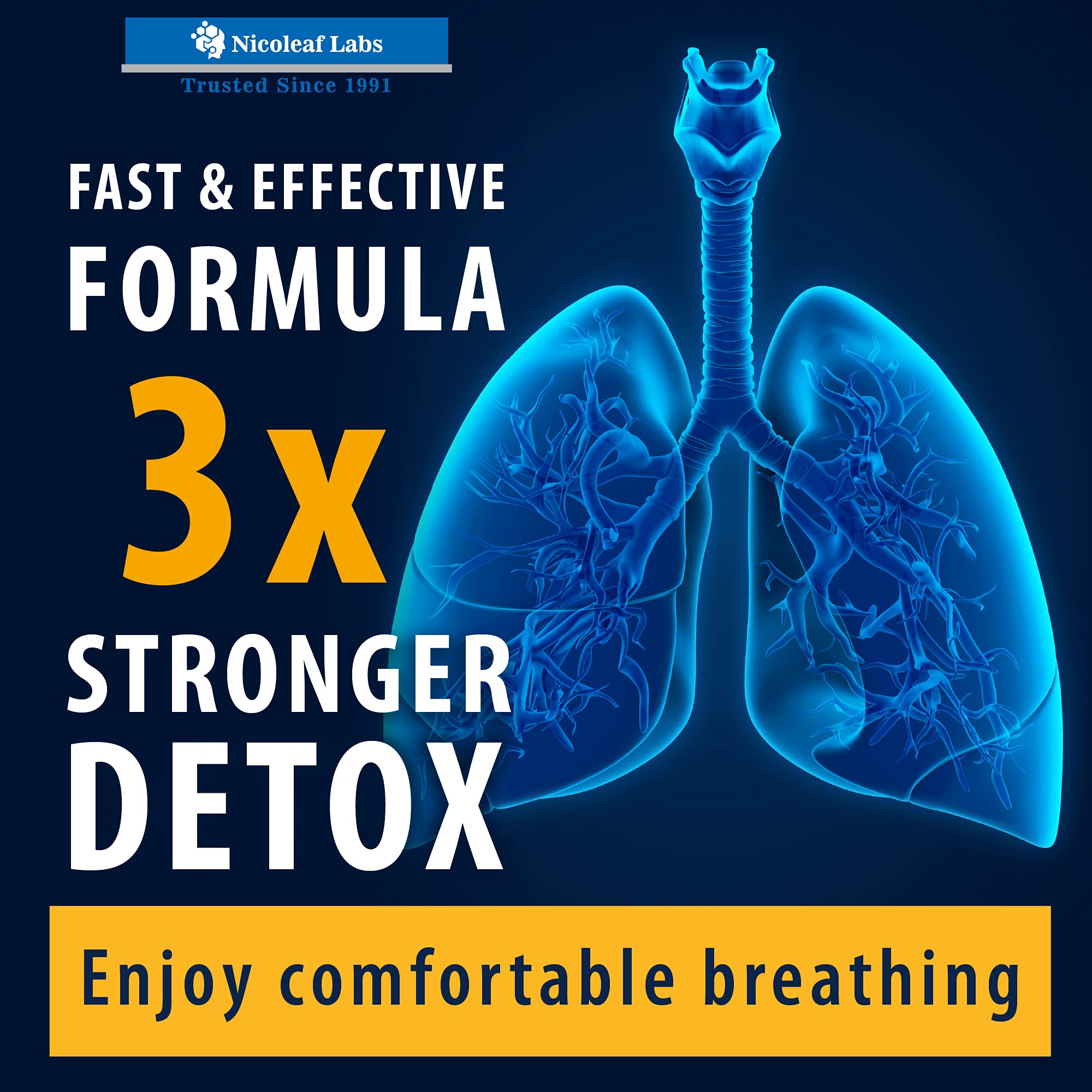 Smoker's Cleanse - Quit Smoking Aid & Respiratory Support - Made in USA NICOLEAF LABS uk supplements