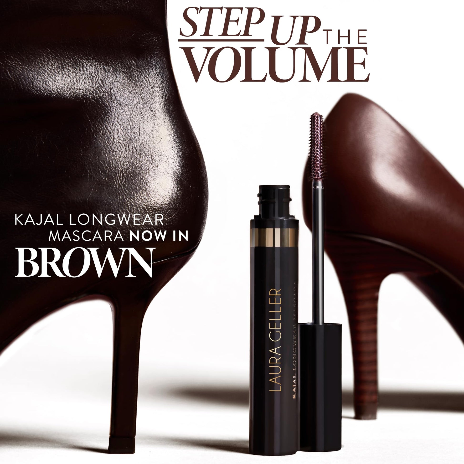LAURA GELLER NEW YORK Kajal Longwear Mascara, Brown - Lengthening, Defining, Curling, Buildable Formula Eye Makeup - Natural Look for Everyday LAURA GELLER NEW YORK uk supplements