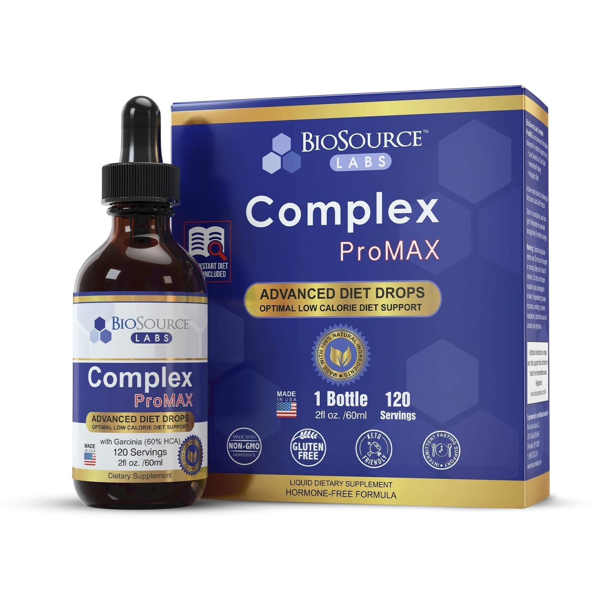 BioSource Labs Complex ProMAX Premium Diet Drops (1 x 2 oz Bottle) BioSource Labs uk supplements