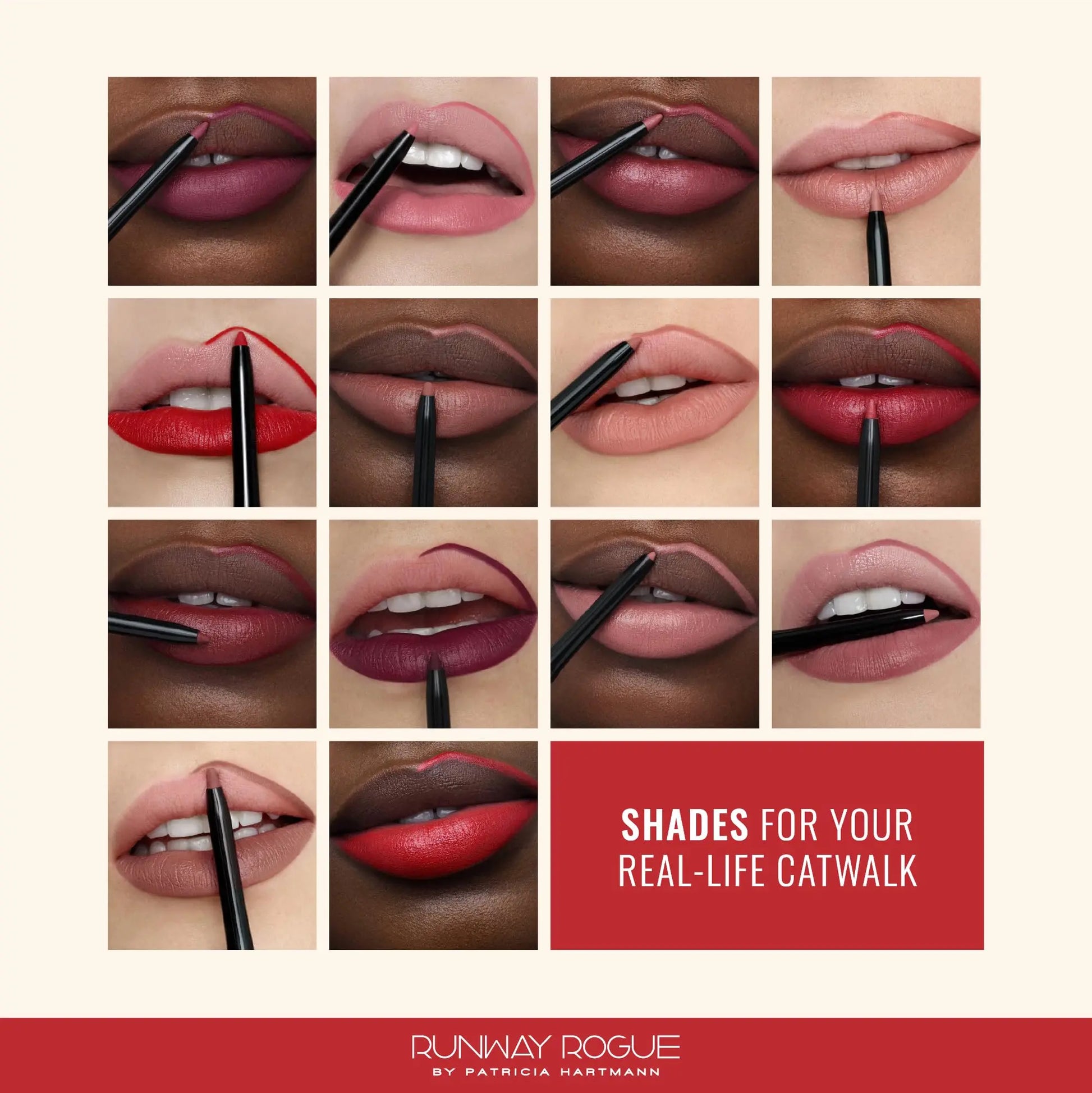 Runway Rogue Designer Liner Lip Pencil, Matte Cool Berry-Rose Lip Liner Pencil and Lip Liner Sharpener, ‘Camera Ready’ Runway Rogue uk supplements