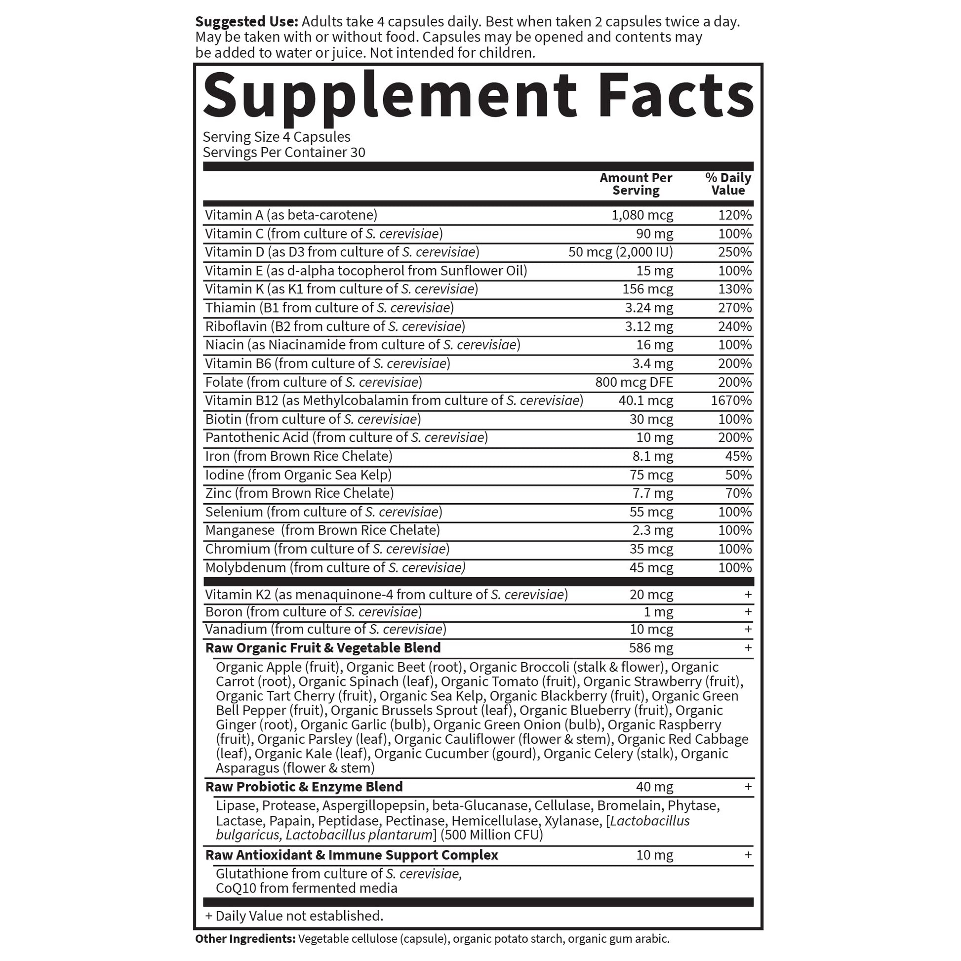 Garden of Life Multivitamin for Women, Vitamin Code Women's Multi - Whole Food Womens Multi Vitamins, Iron, Folate not Folic Acid Garden of Life uk supplements