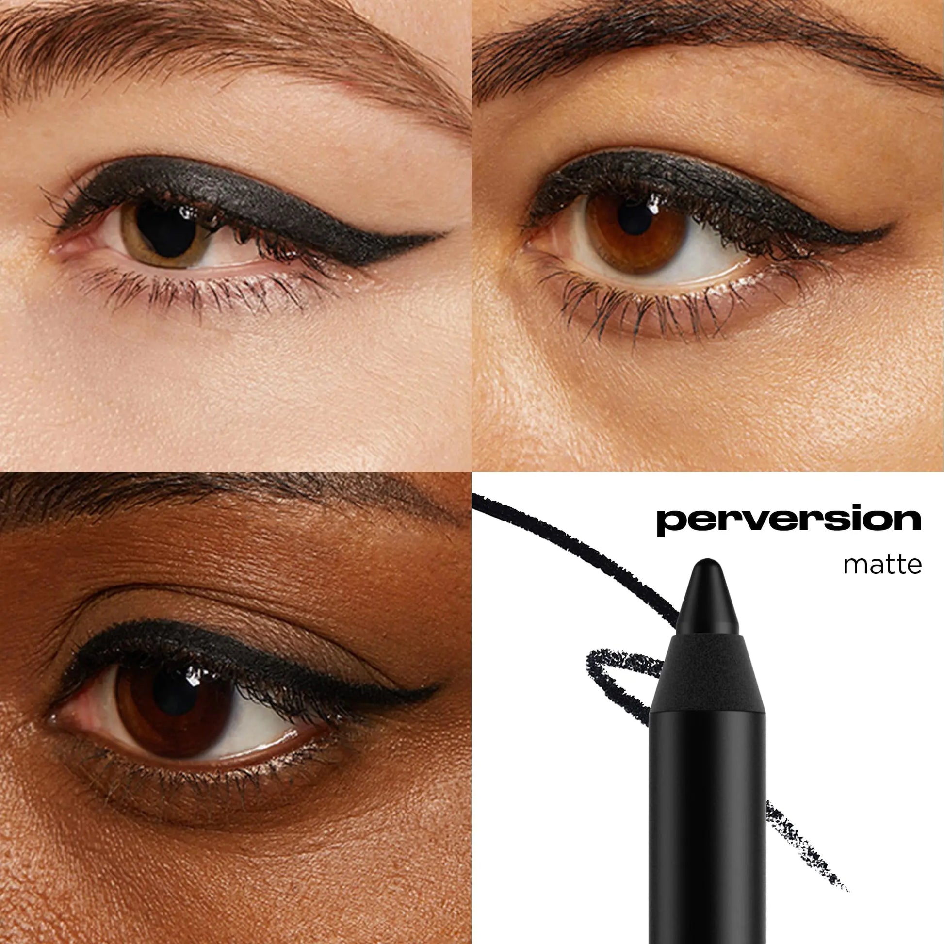 URBAN DECAY 24/7 Glide-On Waterproof Eyeliner Pencil - Smudge-Proof, Long-Lasting, Transfer-Proof, Up to 16HR Wear, Smooth No-Tug Formula, Perversion (Matte Blackest Black) - 0.04 oz URBAN DECAY uk supplements