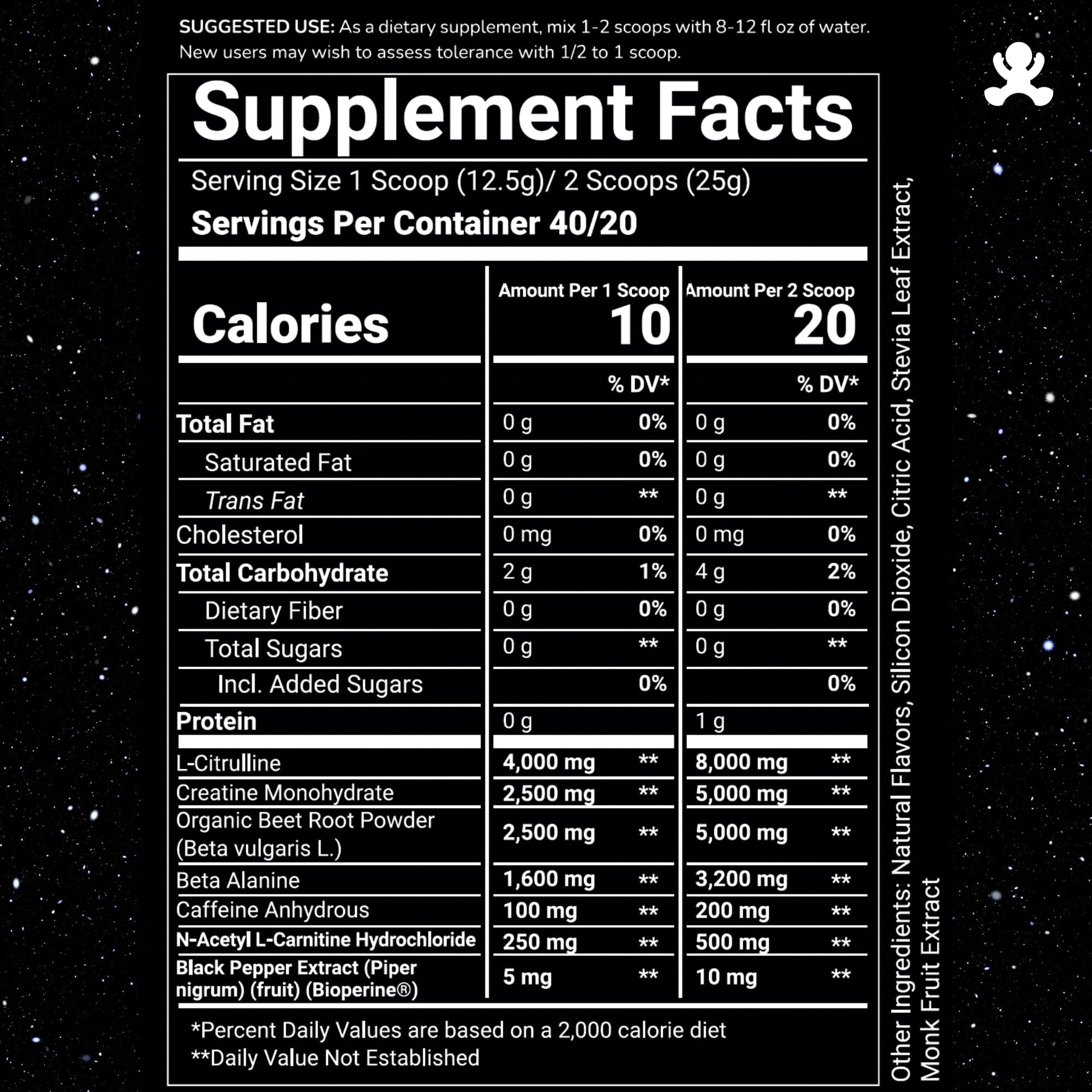 BLASTOFF Pre-Workout Powder - Organic Beet Root Powder with Natural Peach Mango AstroLab Supplements uk supplements