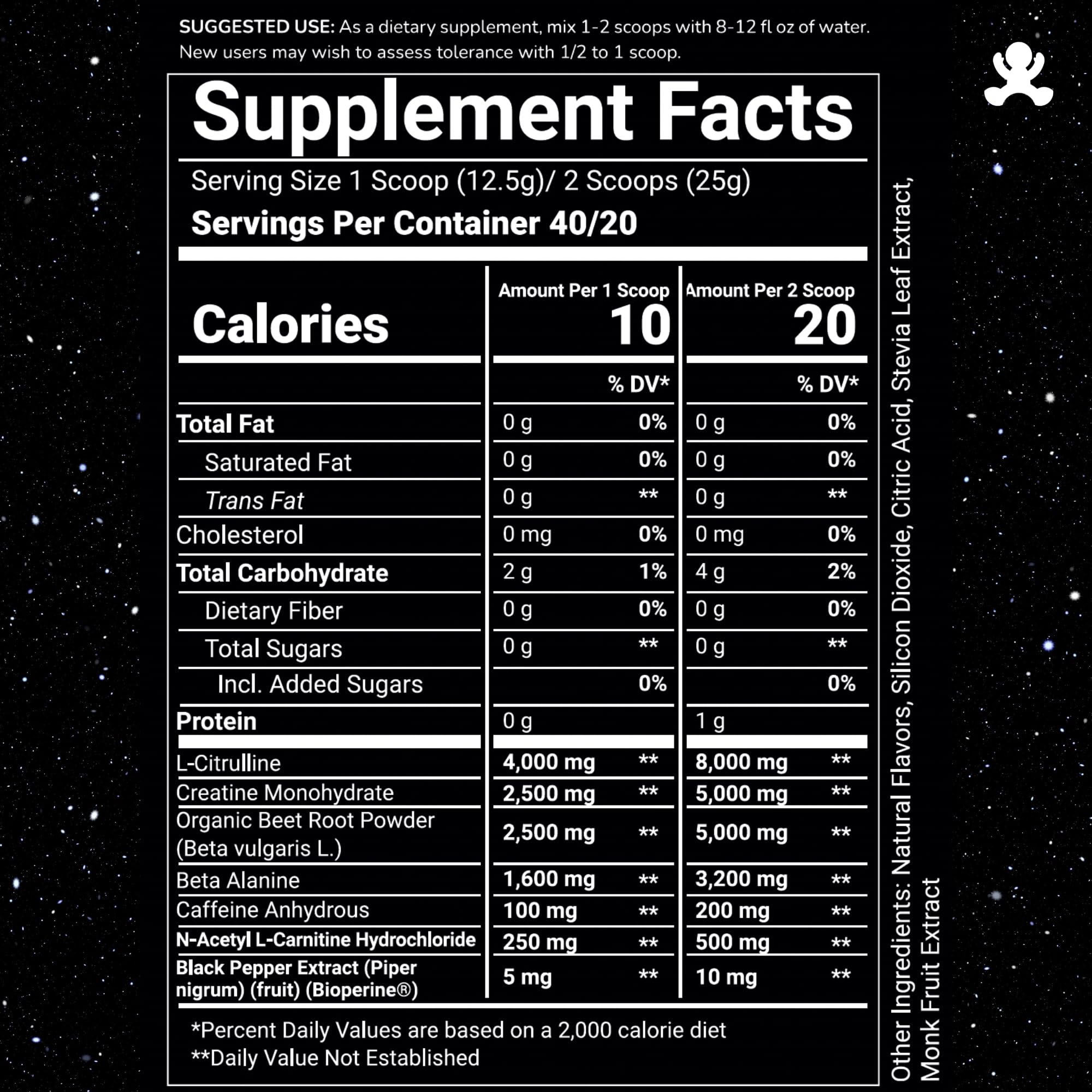 BLASTOFF Pre-Workout Powder - Organic Beet Root Powder with Natural Peach Mango AstroLab Supplements uk supplements