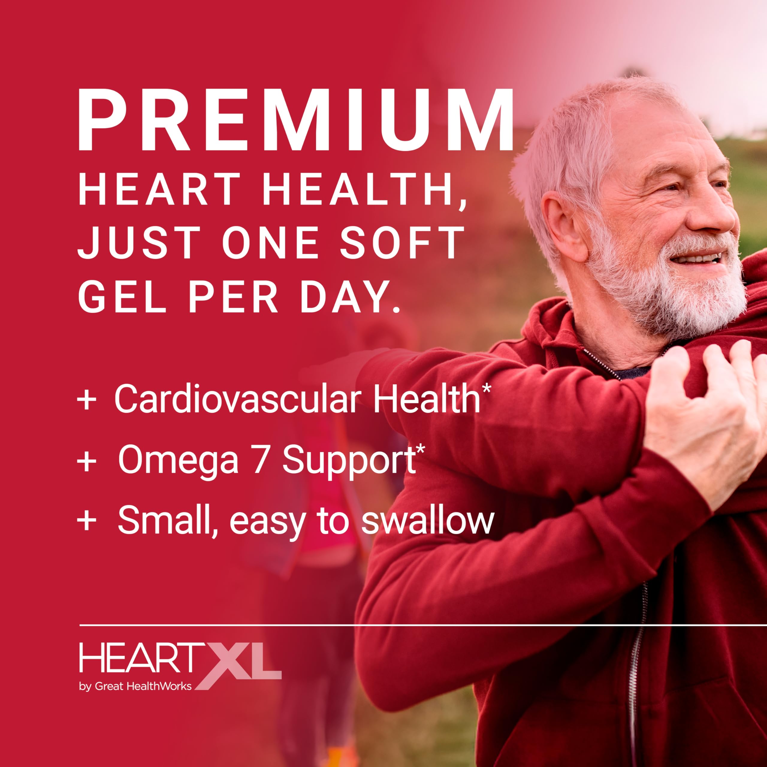 OmegaXL Joint Support Supplement - Natural Muscle Support, Green Lipped Mussel Oil, Soft Gel Pills, Drug-Free, 60 Count + HeartXL 30 Count, High Potency Omega-7 Blend OmegaXL uk supplements