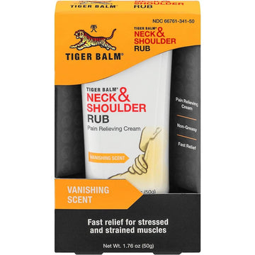 Tiger Balm Neck & Shoulder Rub Vanishing Scent 1.76 oz Tiger Balm uk supplements