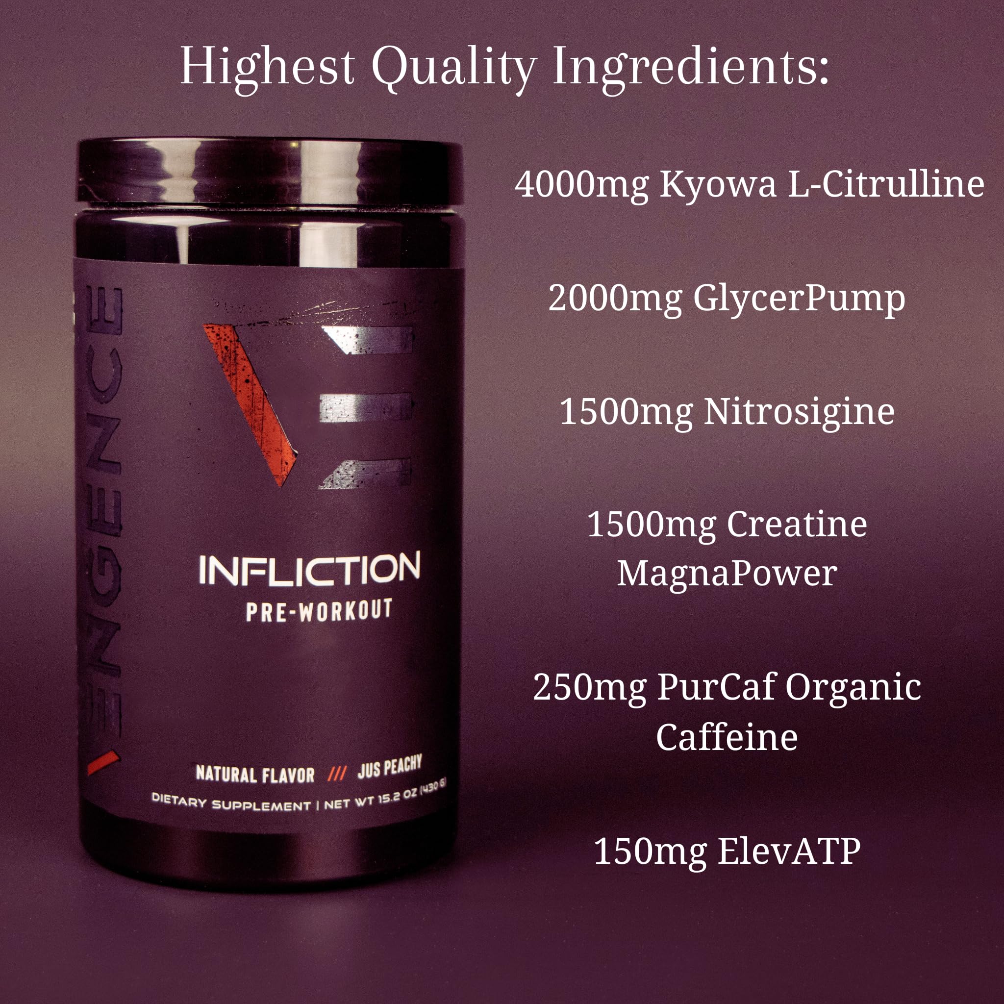 Vengence Infliction Pre-Workout Powder for Men & Women - Energy, Focus & Massive Vengence uk supplements