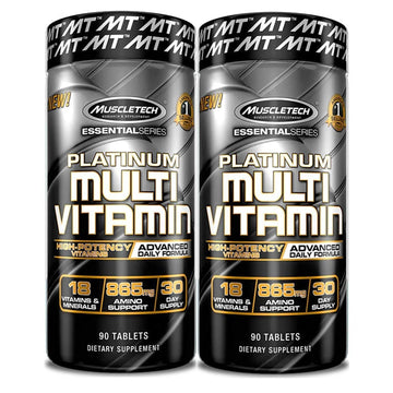 MuscleTech Platinum Multi Vitamin 90 Count (2 Pack) MuscleTech uk supplements