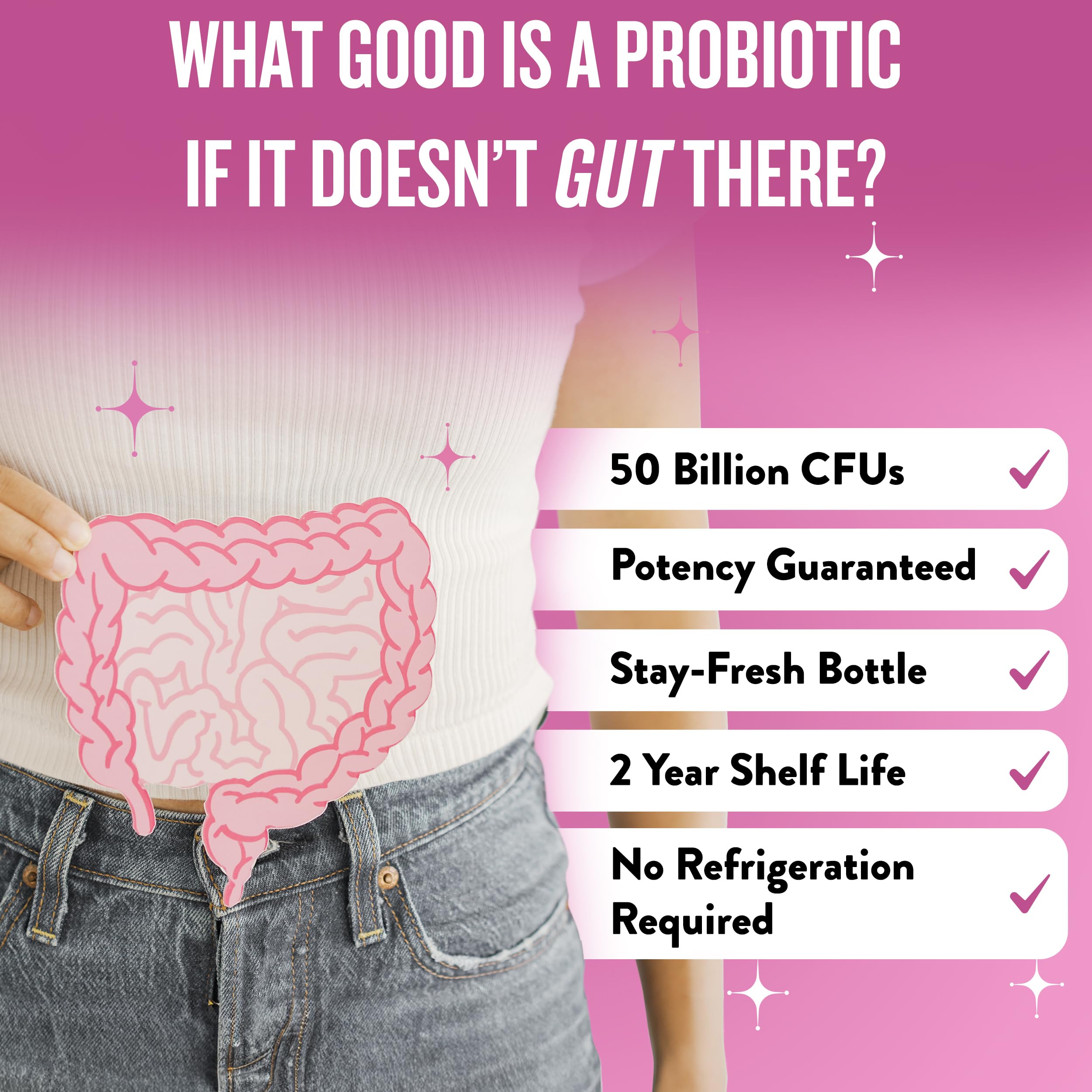Legendairy Milk Hot Girl Ish™ - Daily Probiotics for Women with 50 Billion CFU - Women's Probiotic Supplement with 20 Probiotic Strains, Prebiotics & Postbiotic for Digestive, Gut & Immune Health Legendairy Milk uk supplements