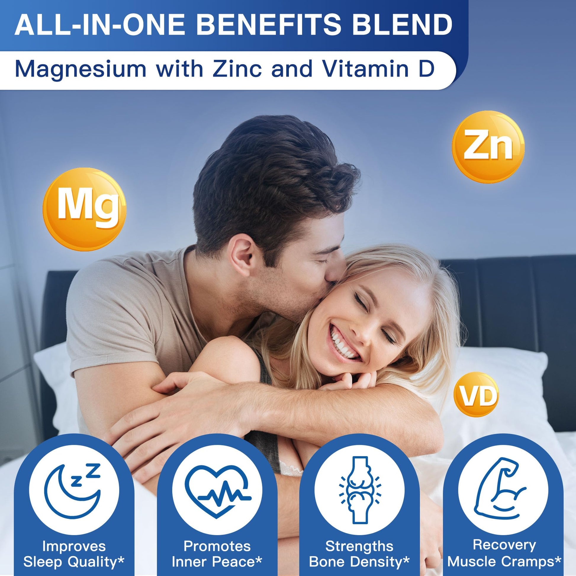Magnesium Complex 500mg, Magnesium Glycinate, Malate & Citrate - High Absorption Chelated Triple Magnesium Supplement with Zinc, Vitamin D3 for Muscle, Nerve, Bone & Immune Support, Vegan 120 Capsules NATURE TARGET uk supplements