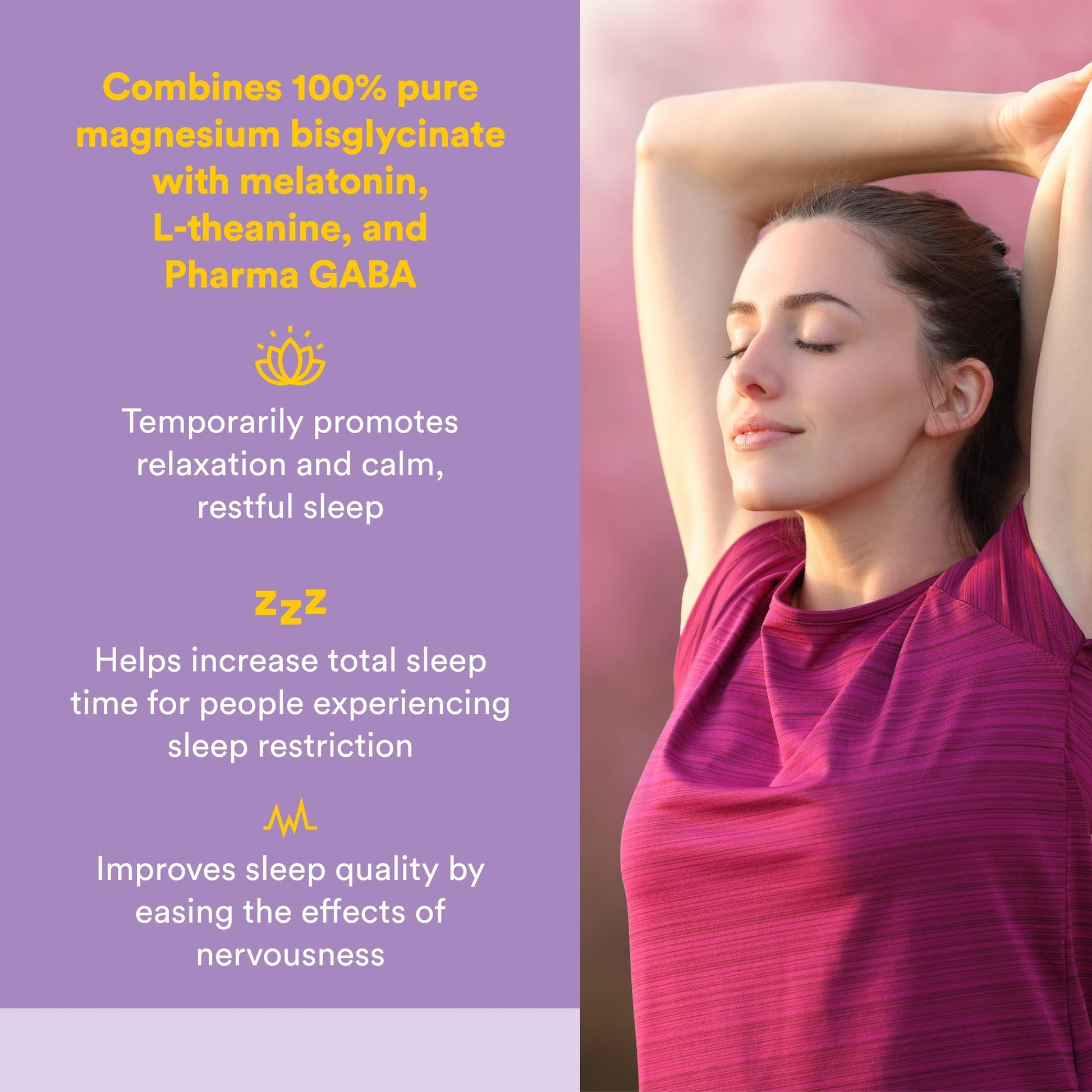 Natural Factors Stress-Relax Nighttime Magnesium Bisglycinate - Supports Sleep & Relaxation* - with Melatonin, L-Theanine & GABA - Tropical Flavor - 4.23 oz Natural Factors uk supplements