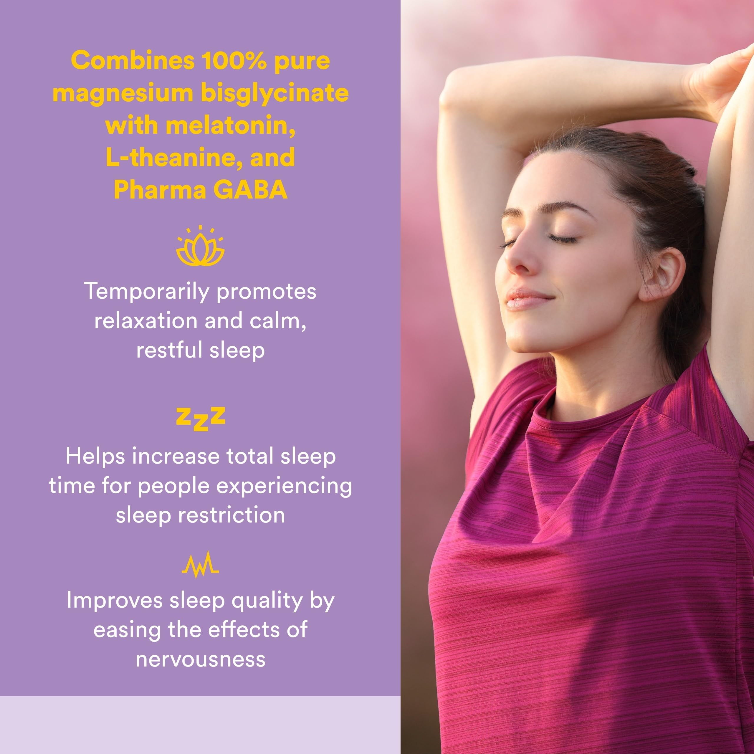 Natural Factors Stress-Relax Nighttime Magnesium Bisglycinate - Supports Sleep & Relaxation* - with Melatonin, L-Theanine & GABA - Tropical Flavor - 4.23 oz Natural Factors uk supplements