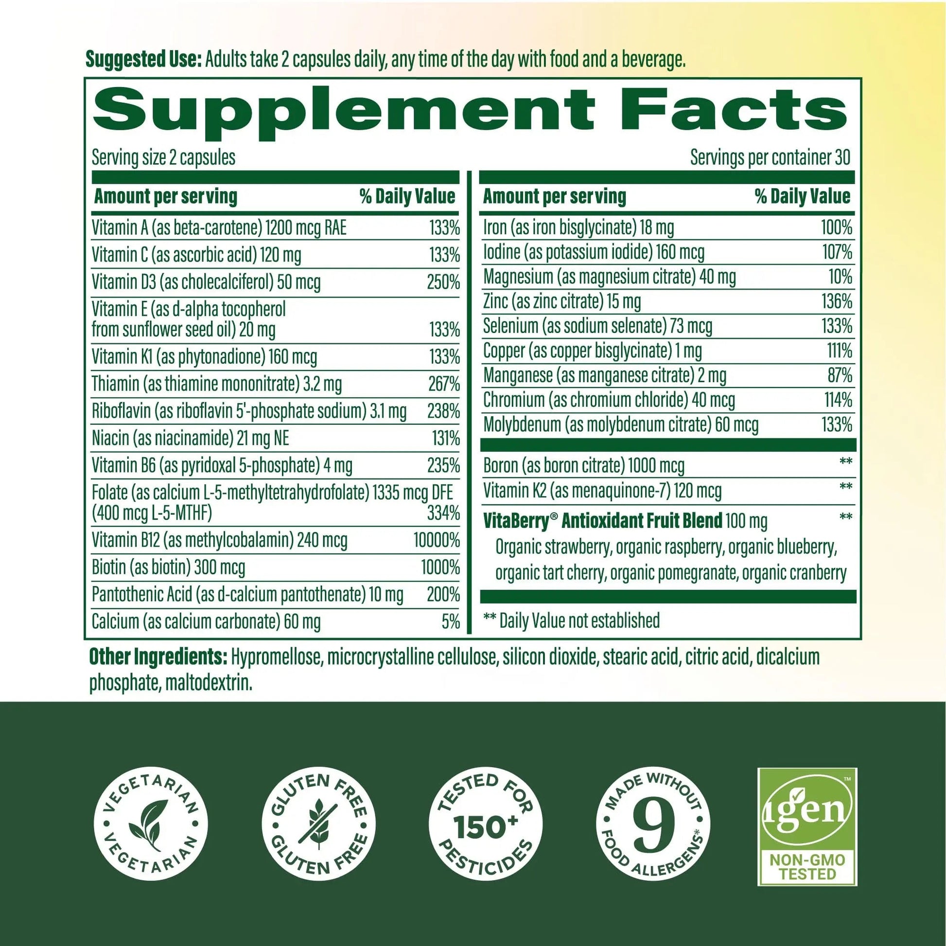 MegaFood Whole Body Womens Multivitamin - Multivitamin for Women - Vitamin D3 K2, Magnesium Citrate, Folate, Biotin, Iron MegaFood uk supplements
