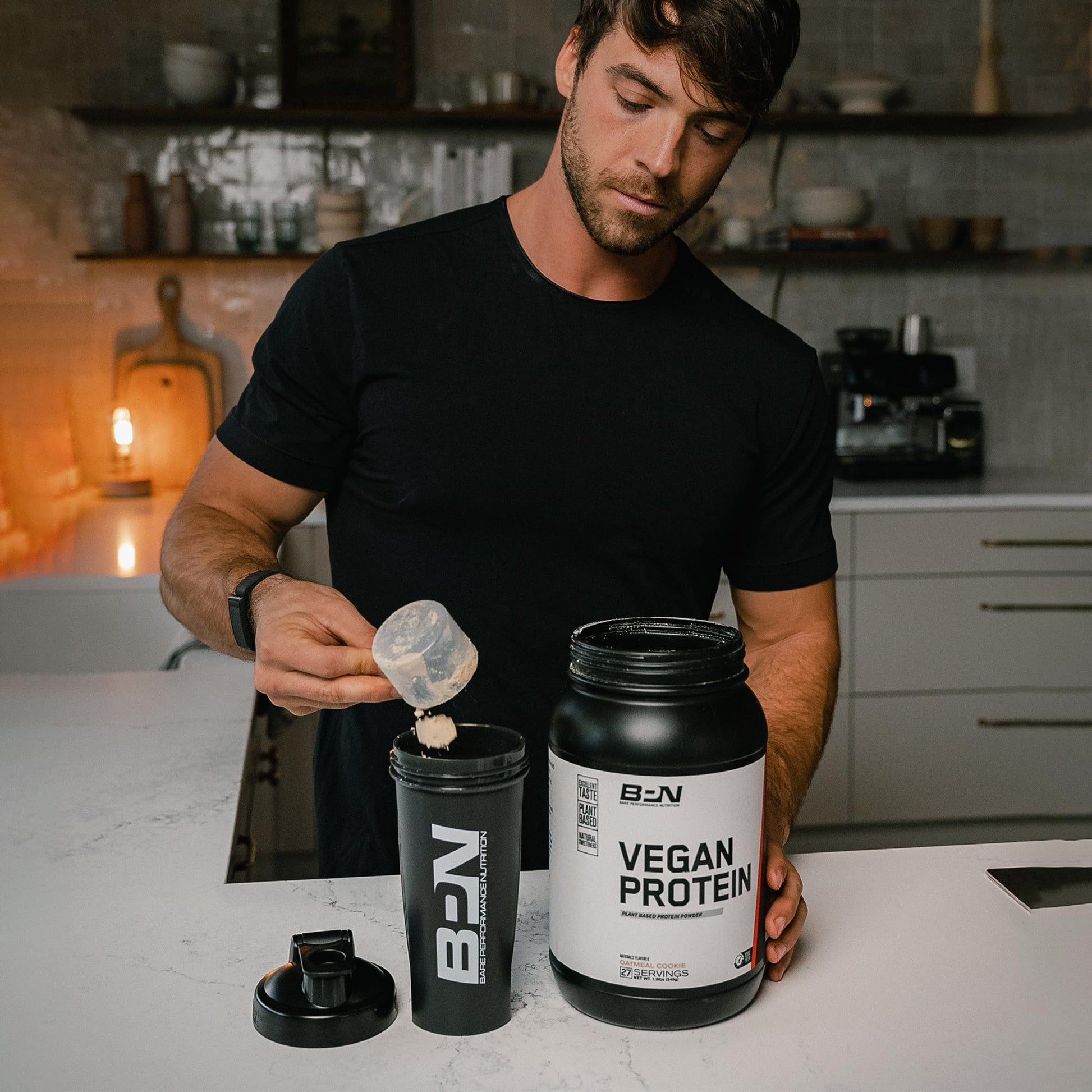 BARE PERFORMANCE NUTRITION, BPN Vegan Protein, Plant Based Protein, Vanilla BARE PERFORMANCE NUTRITION uk supplements