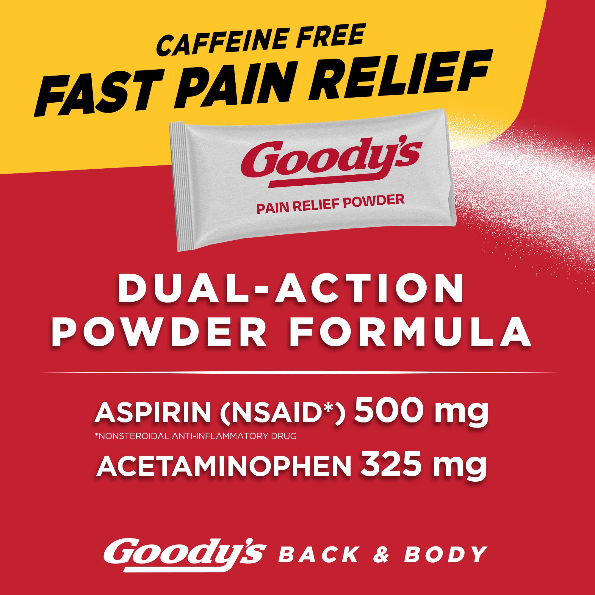 Goody's Back and Body Pain Relief Powder, 24 ct (Pack of 4) Goody's uk supplements
