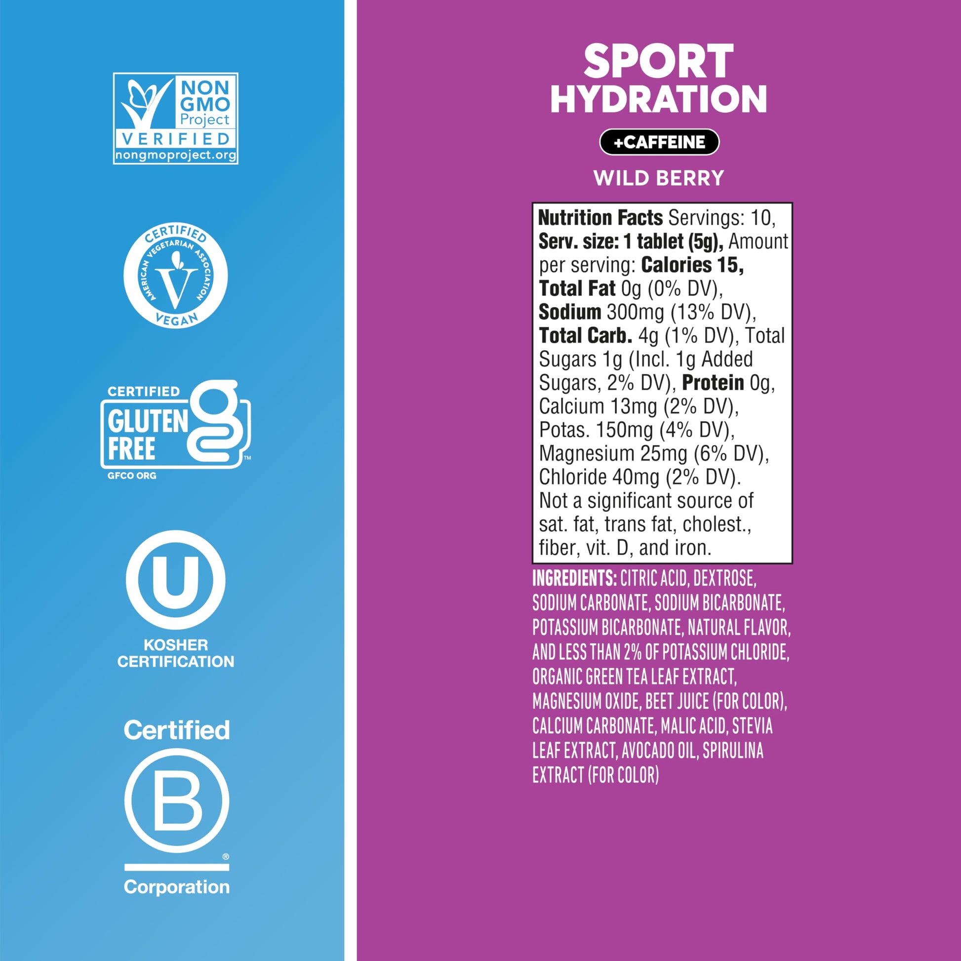 Nuun, Electrolyte Drink Tabs Energy Wild Berry, 8 Count, 1.9 Ounce Nuun uk supplements