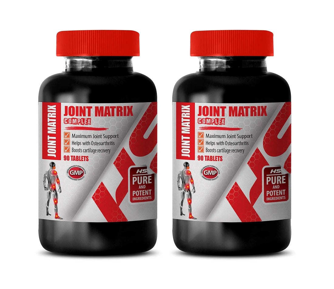 Supportive Blend - JOINT MATRIX COMPLEX - Essential Complex, Functional Strength, Joint Care Formula, Natural Mobility, Essential Joint Blend, Total Motion Support 2 Bottles 180 Capsules Healthy Supplements LLC uk supplements