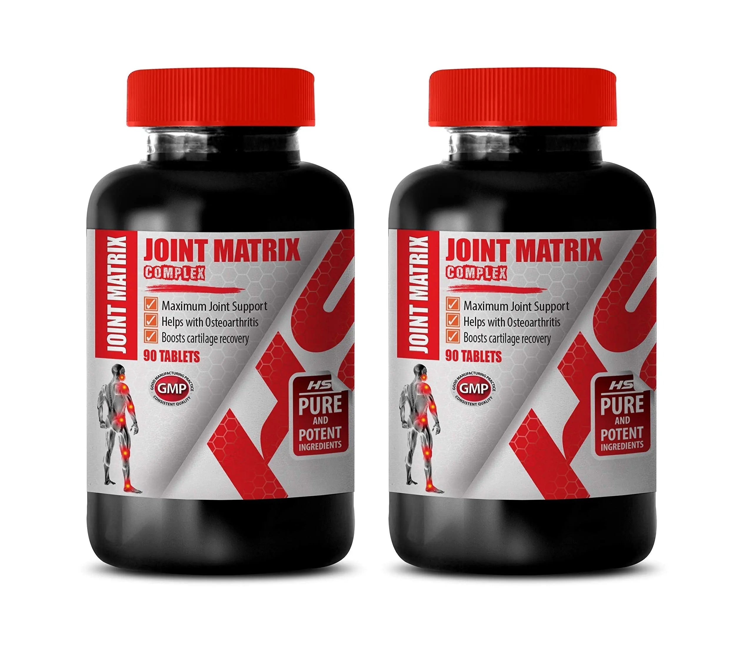 Performance Mobility - JOINT MATRIX COMPLEX - Wellness Essentials, Vitality Blend, Herbal Wellness, Strength & Support, Comprehensive Formula, Full-Range Motion 2 Bottles 180 Capsules Healthy Supplements LLC uk supplements