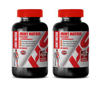 Herbal Strength Blend - Joint Matrix Complex - Everyday Movement, Vital Support, Nutritional Balance, Joint Blend, Structural Strength, Functional Motion 2 Bottles 180 Capsules Healthy Supplements LLC uk supplements