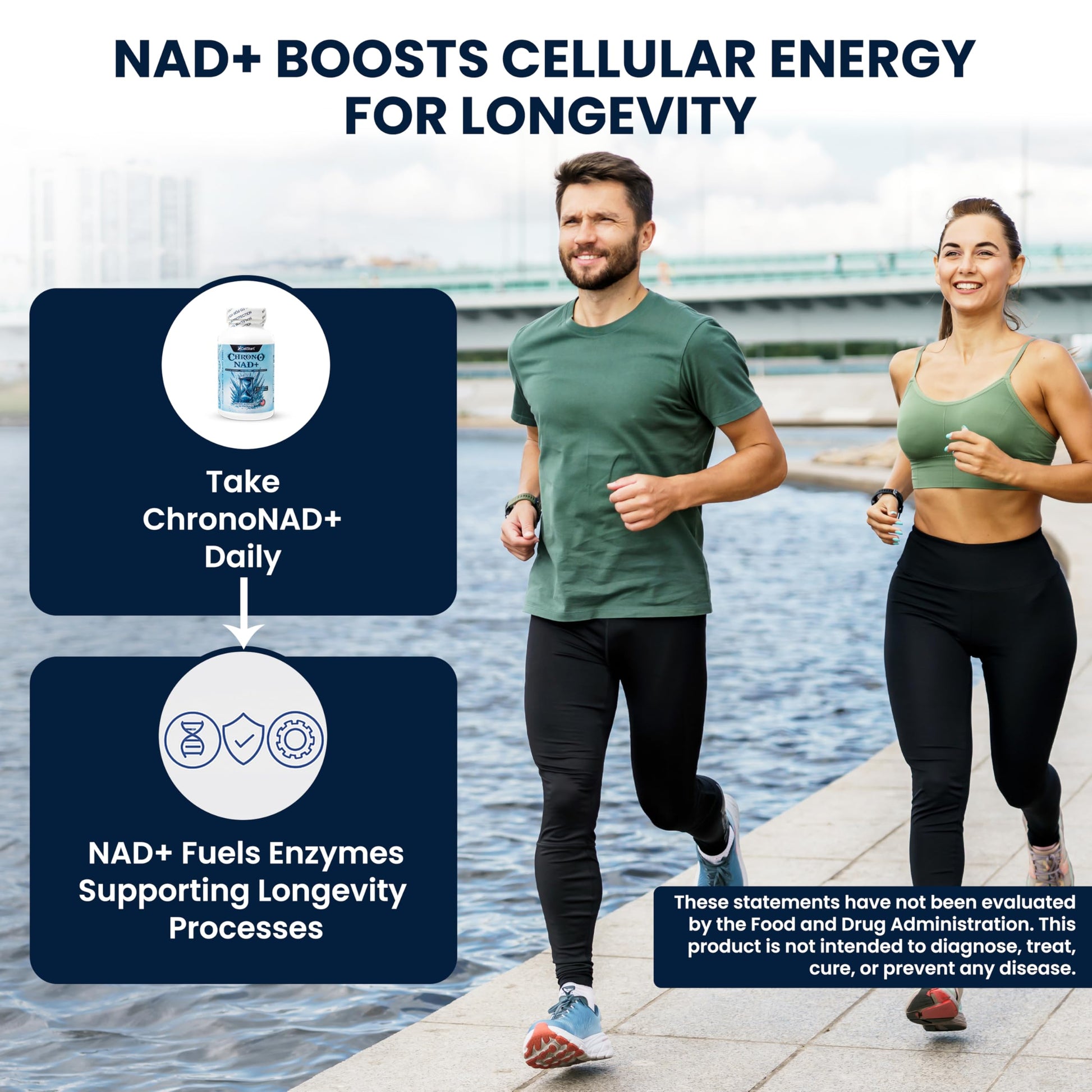CellStart NAD+ Resveratrol Supplement 60 Capsules of 500mg | Anti Aging & Cellular Support Supplements for Women & Men - NAD Supplement Made in USA, (1-Month Supply) CellStart uk supplements