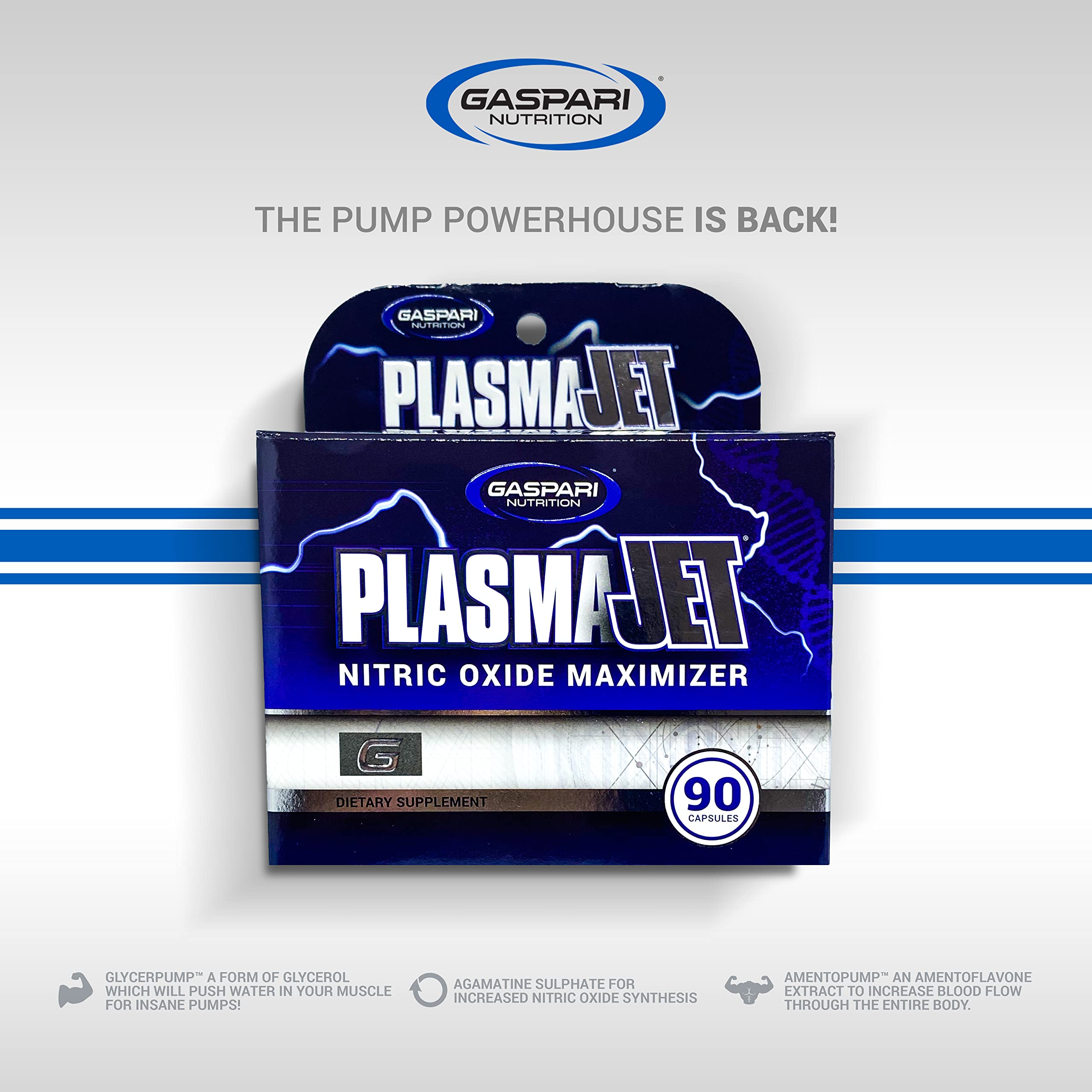 Gaspari Nutrition PlasmaJet, Legendary N.O. Nitric Oxide Maximizer, Increased Lean Mass Gaspari Nutrition uk supplements