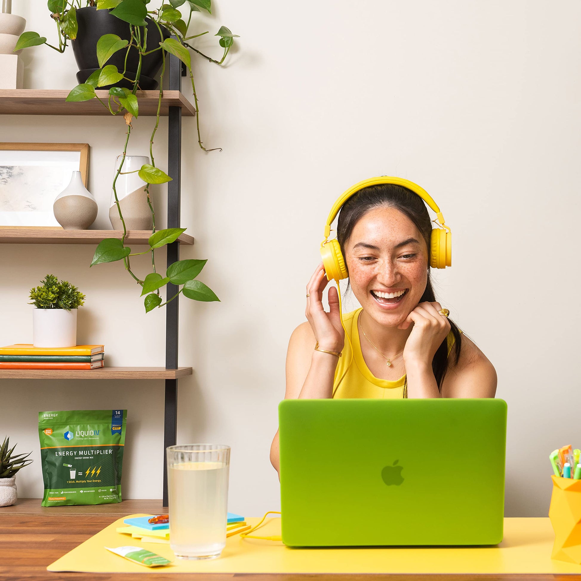Liquid I.V. Hydration + Energy Multiplier - Yuzu Pineapple - Hydration Powder Packets Liquid I.V. uk supplements