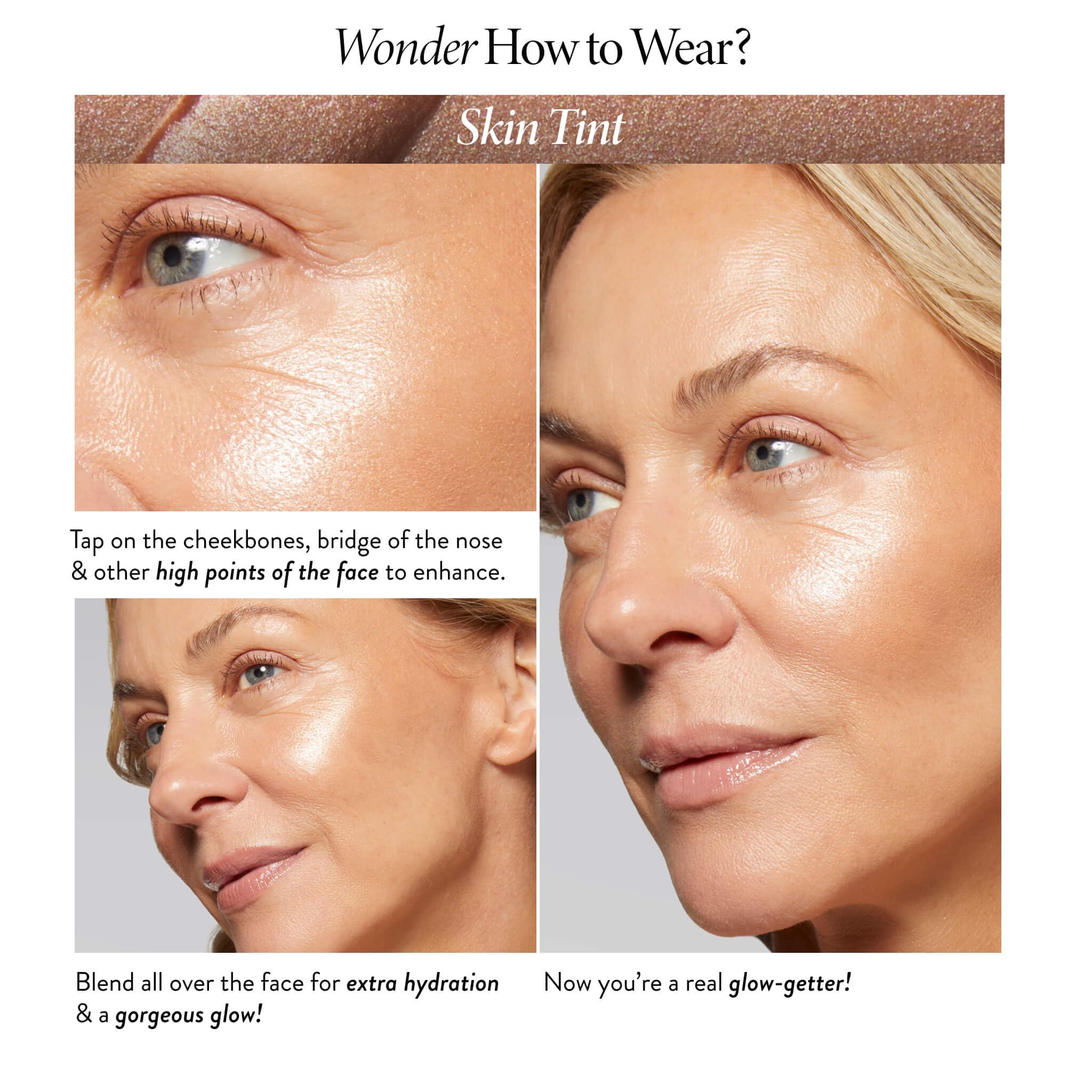 LAURA GELLER NEW YORK The Wonder Balm Cream Illuminator - Hydrating Weightless Subtle Hint of Color + Glow for Mature Skin - Vegan Squalane - Apply to Cheeks & Lips (01 Nice-n-Natural) LAURA GELLER NEW YORK uk supplements