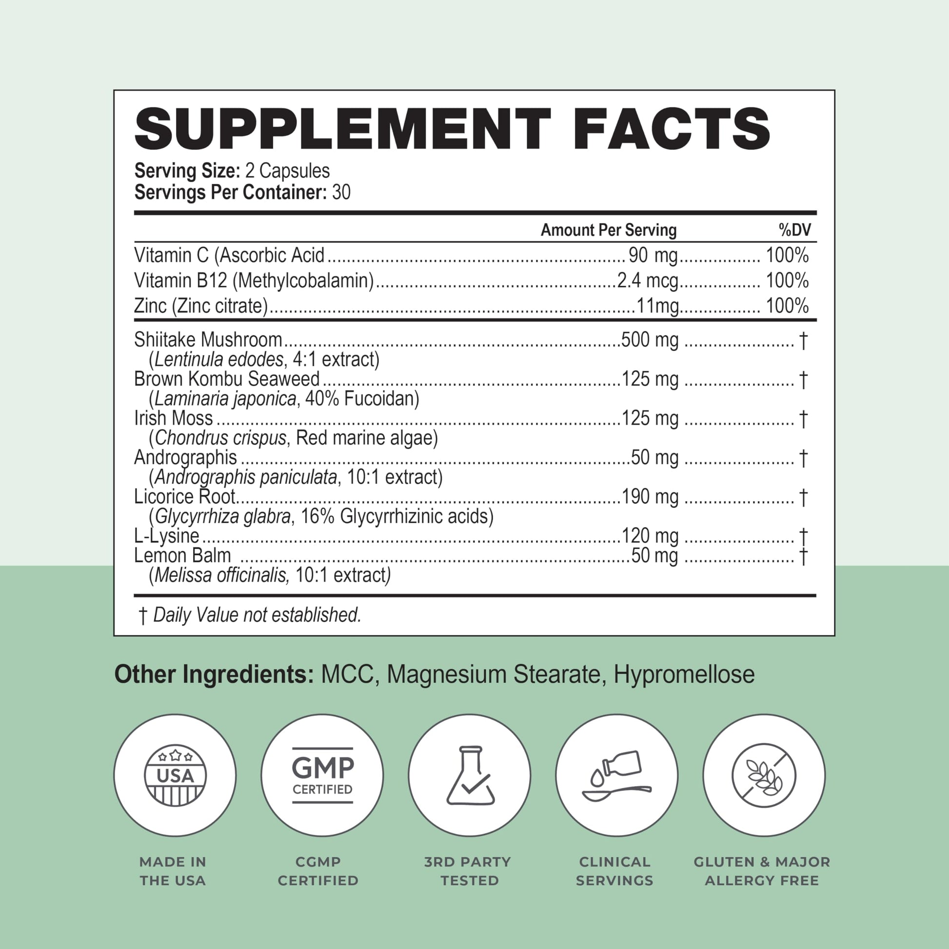 Simplix | Natural Supplement to Strengthen The Immune System | Respond to Outbreaks | Source of Highly Researched Mushroom & Seaweed Polysaccharides 60 Veggie Capsules (3 Pack) (180 Count) Papillex uk supplements