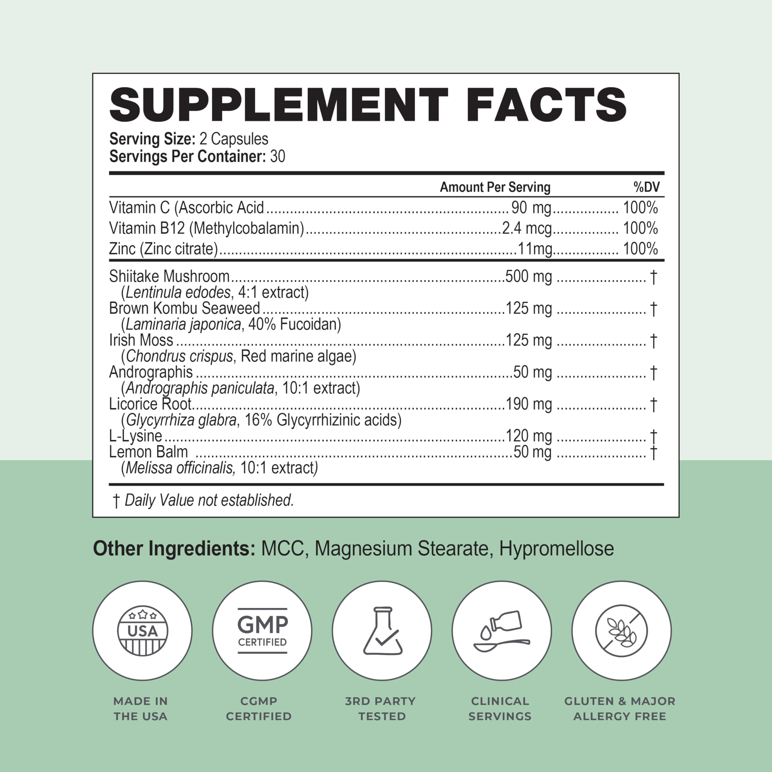 Simplix | Natural Supplement to Strengthen The Immune System | Respond to Outbreaks | Source of Highly Researched Mushroom & Seaweed Polysaccharides 60 Veggie Capsules (3 Pack) (180 Count) Papillex uk supplements