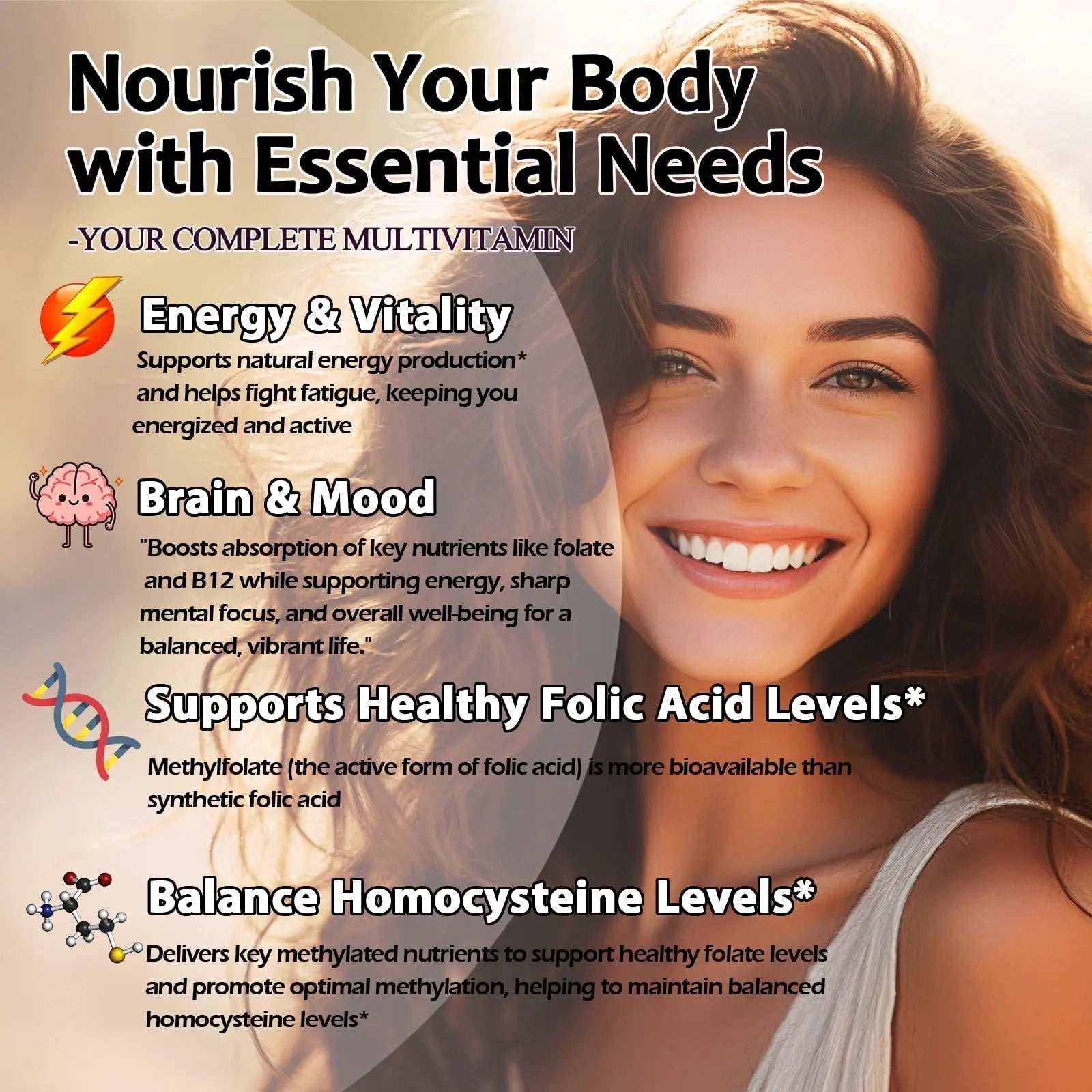 Multivitamin for Women & Men, Methylated Multivitamins & Multiminerals liquid Drops with Methylfolate B12 B2 Vitamin C E D3 K2 GLOVVUUP uk supplements