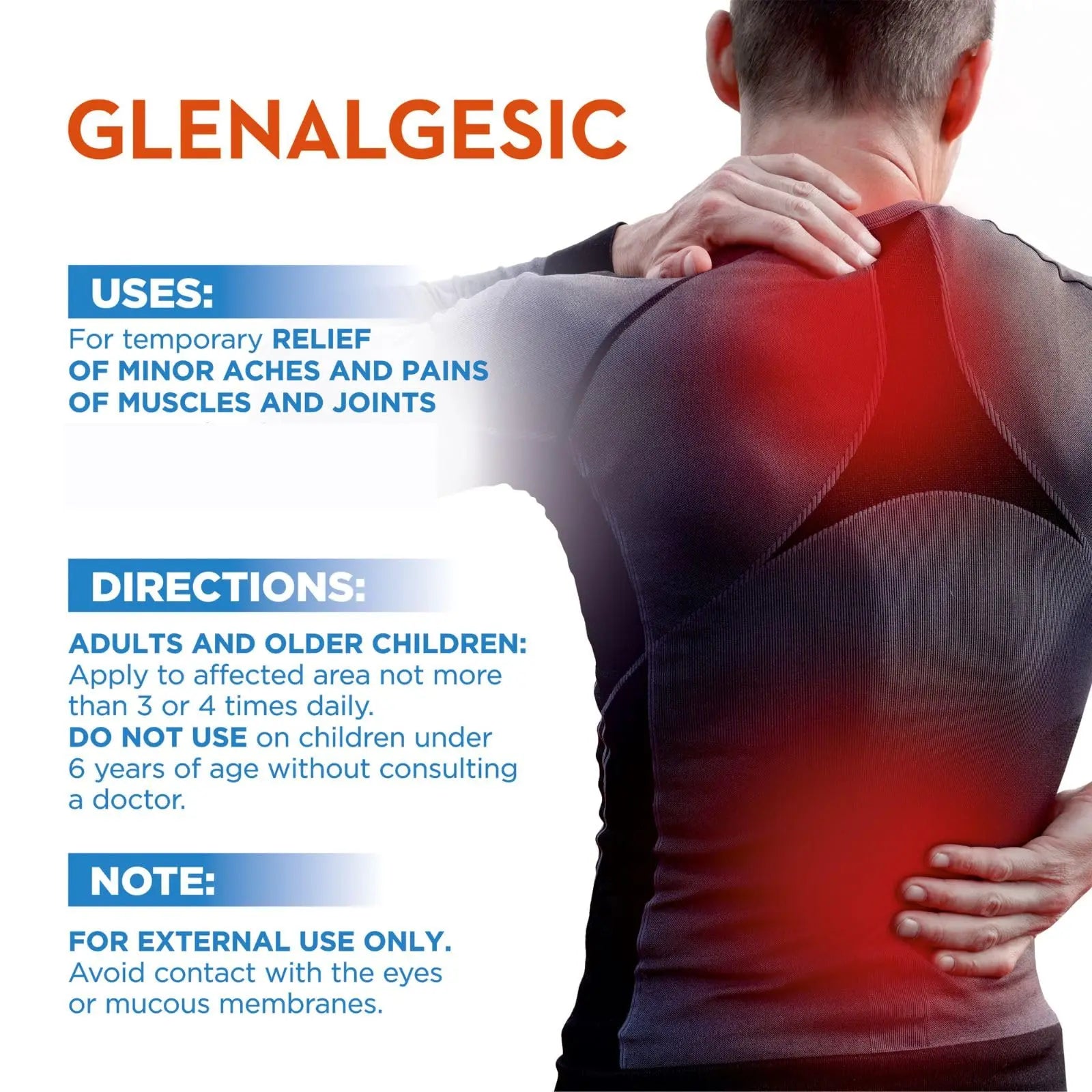 Vitaminerals 171 Glenalgesic® Pain Support Analgesic Balm, Muscle & Joint | Maximum Strength | Menthol | Camphor (8 oz) Vitaminerals uk supplements