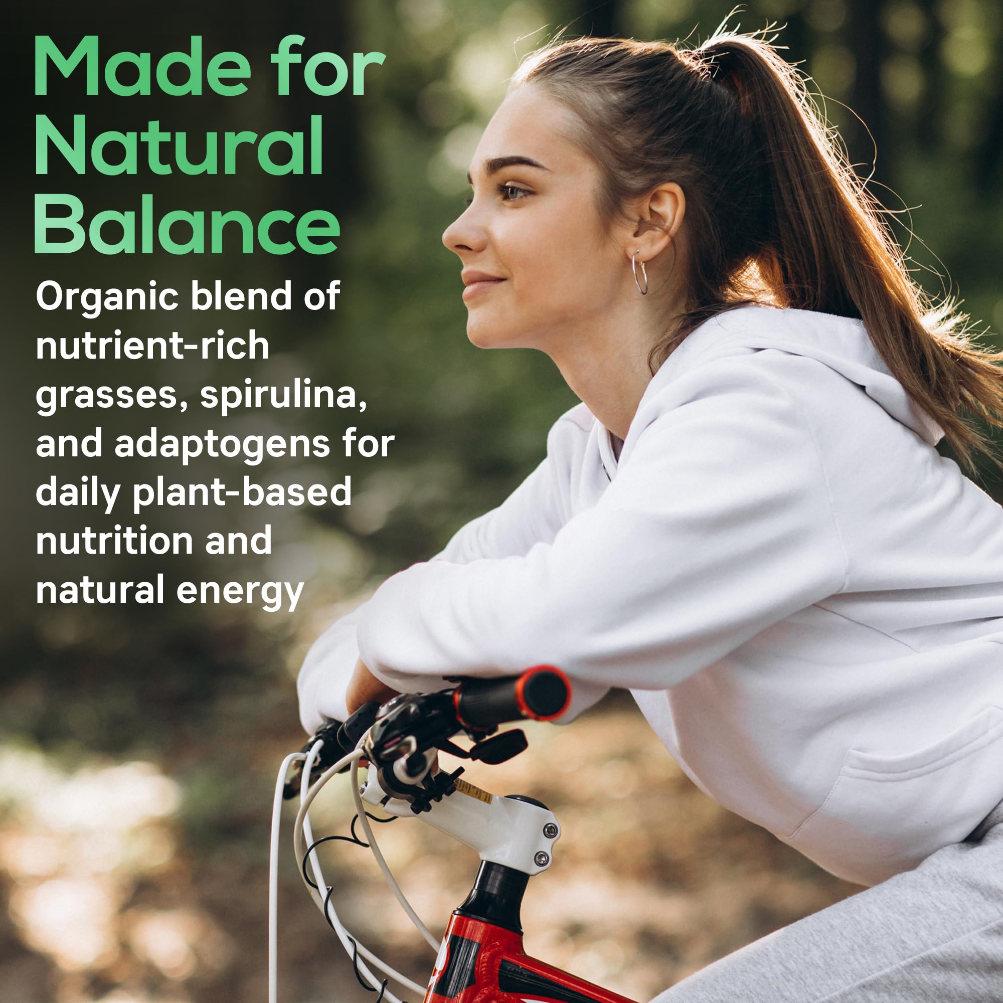 Boost UltraGreens Super Greens Powder - Organic Spirulina, Grasses & Antioxidants | Premium Superfood for Daily Energy | Detox & Whole-Body Wellness - 50 Servings Parker Naturals uk supplements