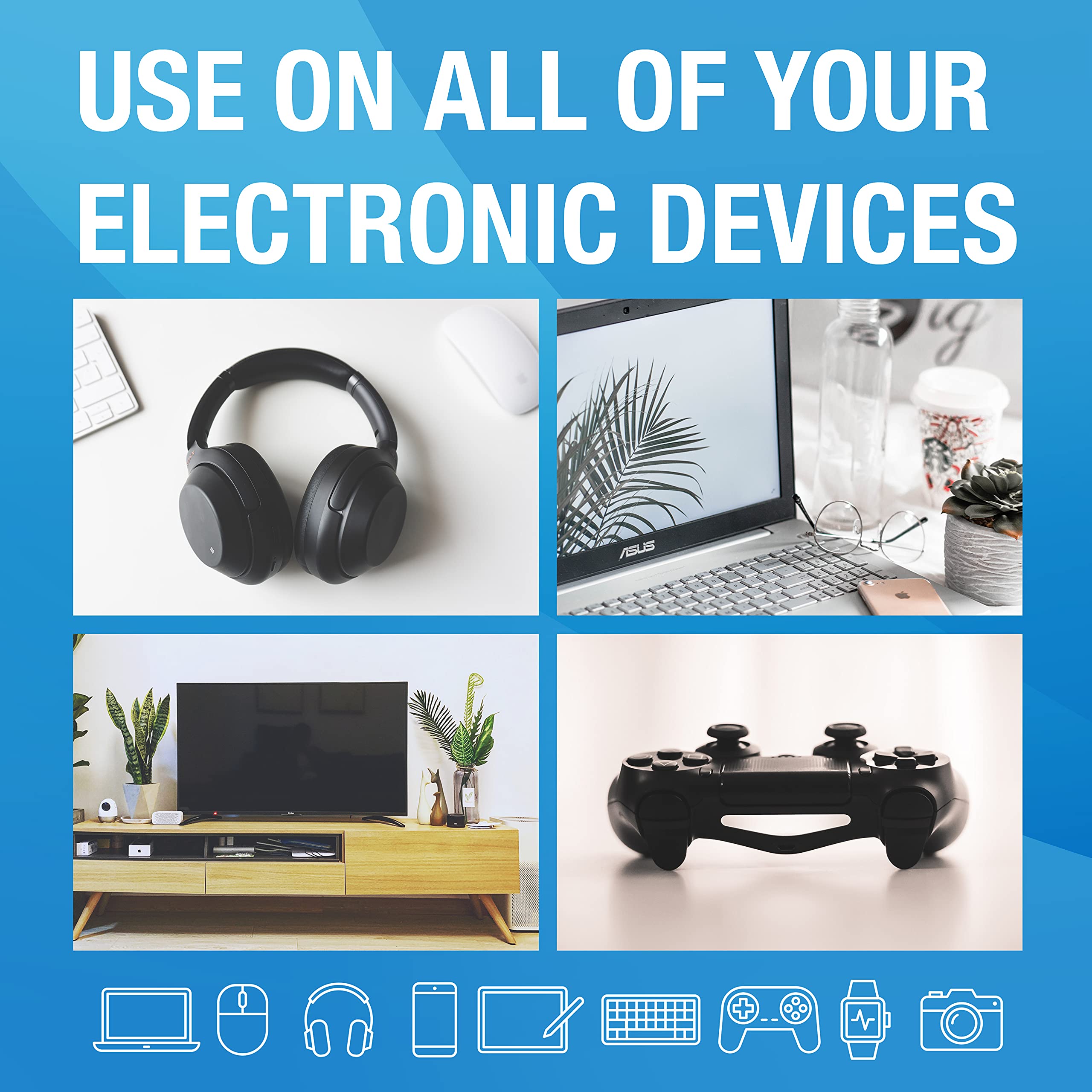 MiracleWipes for Electronics Cleaning - Screen Wipes Designed for TV, Phones, Monitors Miracle Brands uk supplements