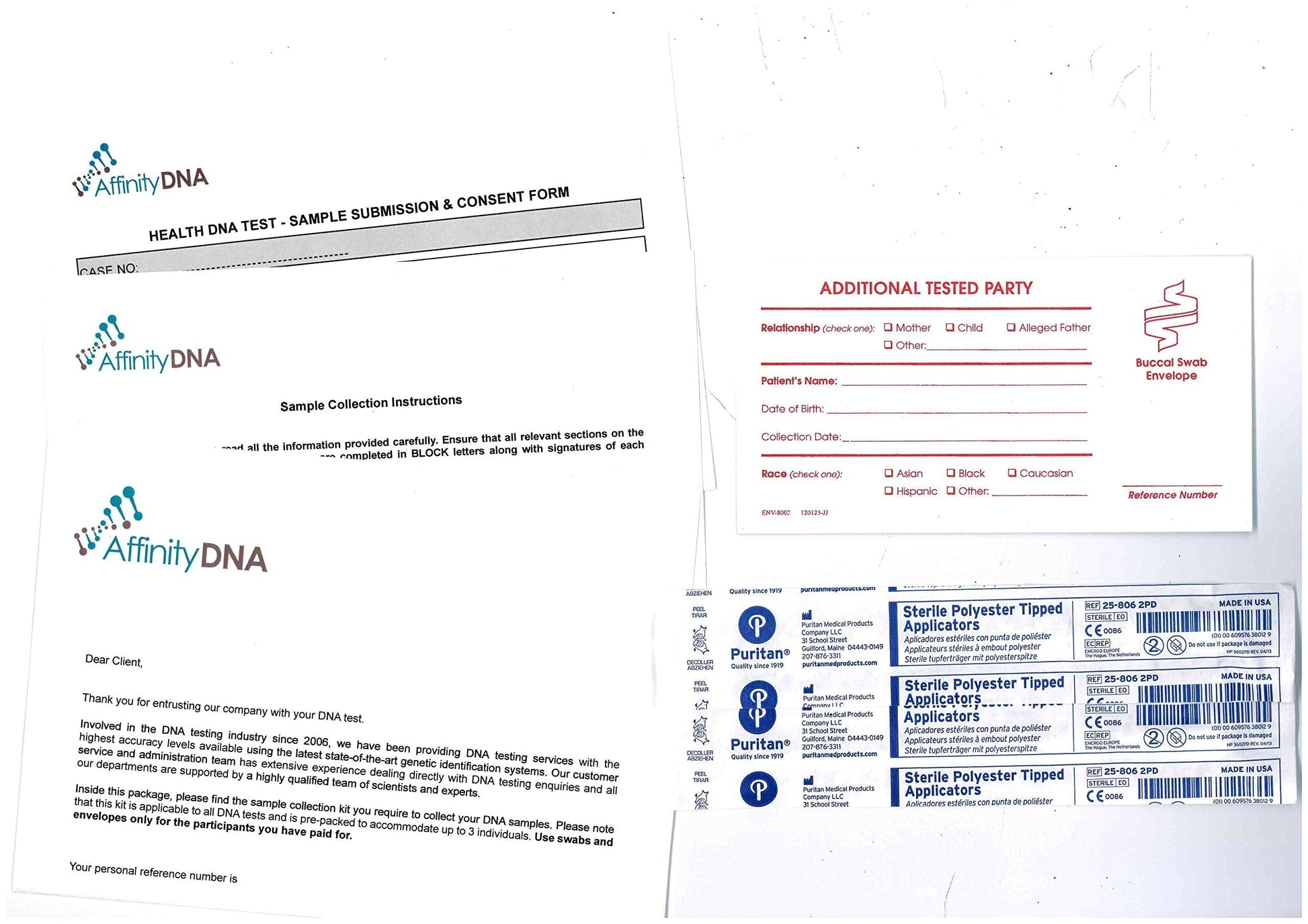 AffinityDNA Oral Microbiome Test Kit | Oral Bacteria Test for Dental Health | at Home Cheek Swab Sample Collection Kit | Results in 10-15 Working Days | No Extra Fees AffinityDNA uk supplements