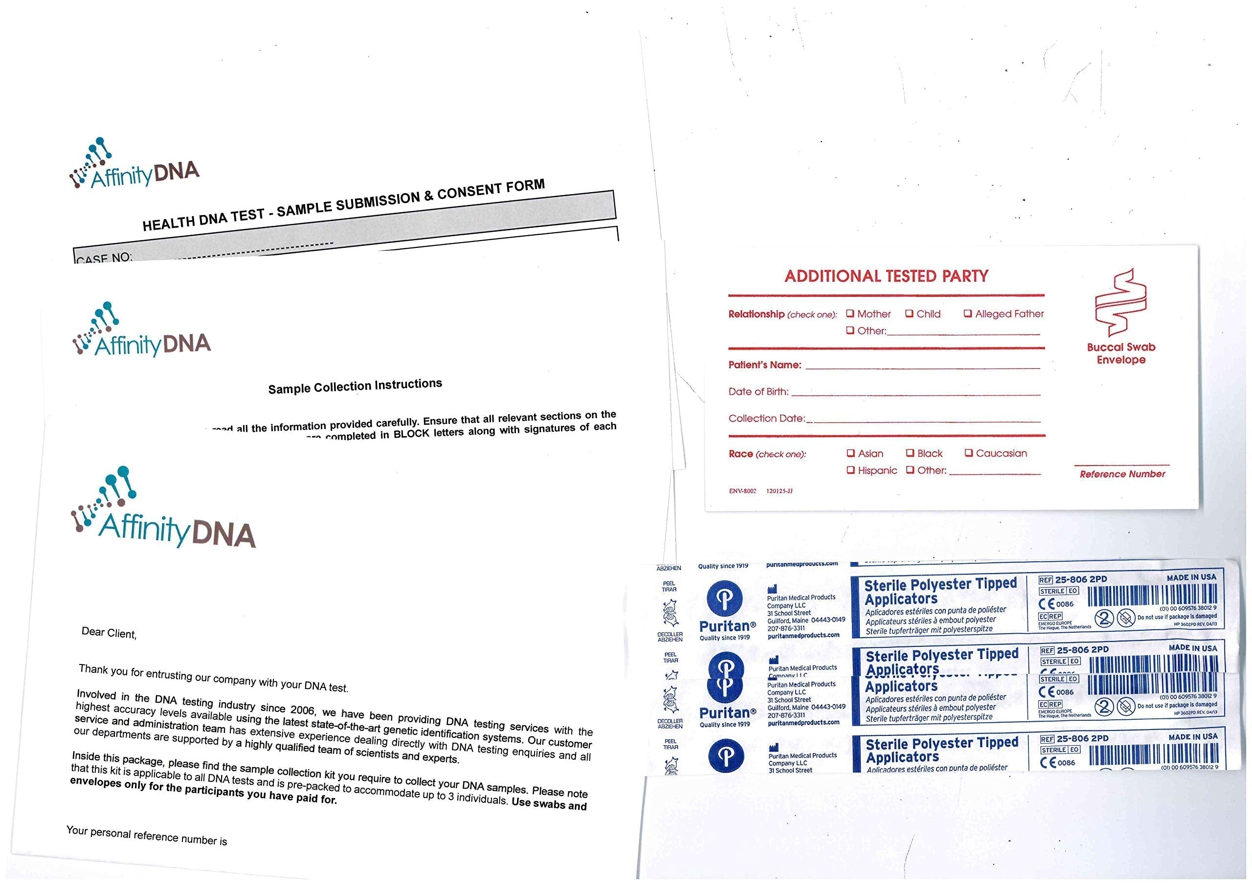 AffinityDNA Oral Microbiome Test Kit | Oral Bacteria Test for Dental Health | at Home Cheek Swab Sample Collection Kit | Results in 10-15 Working Days | No Extra Fees AffinityDNA uk supplements