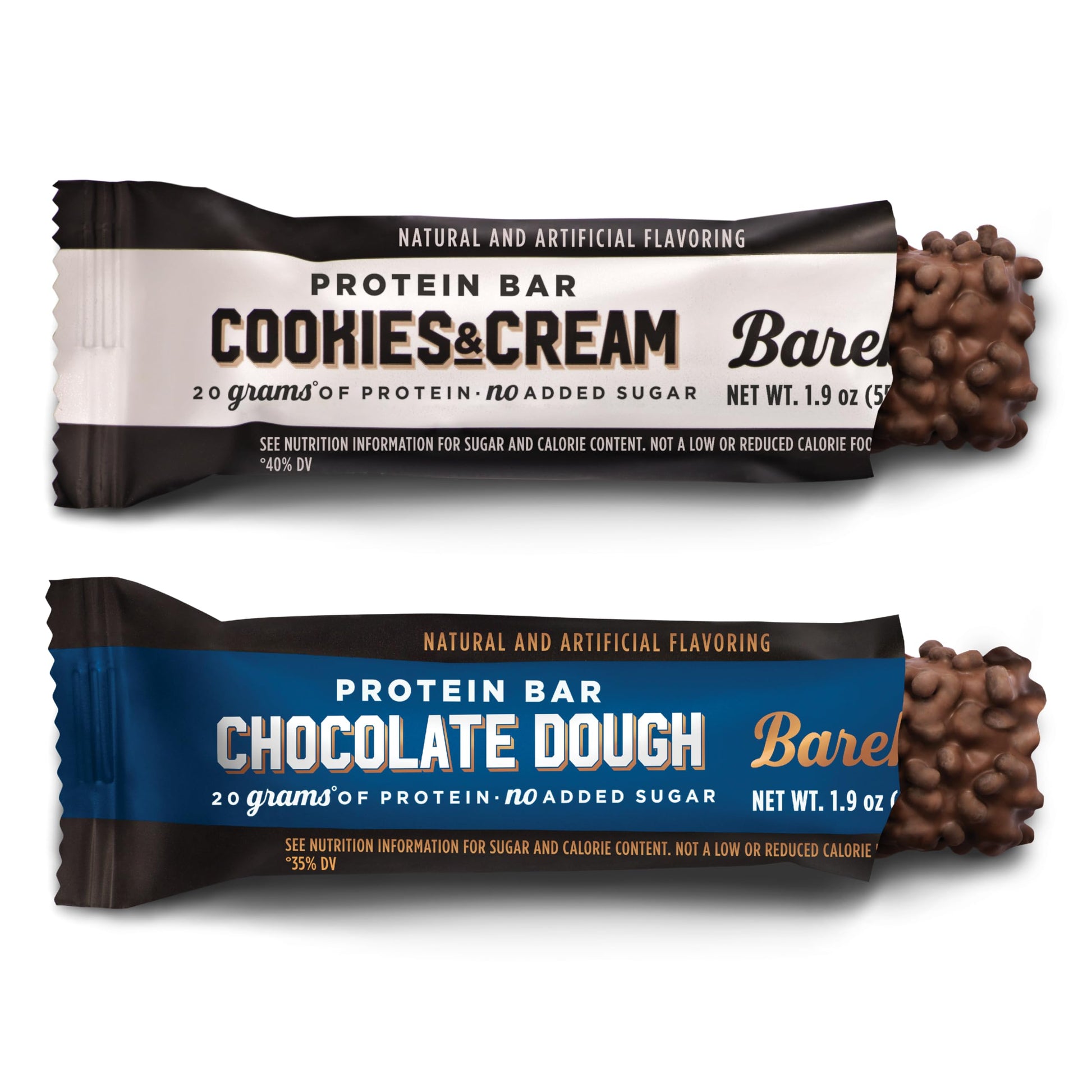BAREBELLS Protein Bars Variety Value Pack - 16 Count, 1.9oz Bars - Protein Snacks BAREBELLS uk supplements