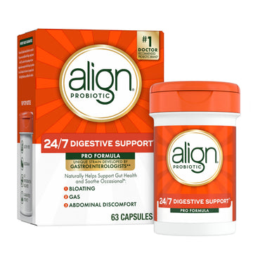 Align Probiotic, Pro Formula, Probiotics for Women and Men, Probiotics for Digestive Health, Men and Womens Probiotic Capsules Help Relieve Occasional Bloating & Gas*, 63 Capsules Align uk supplements