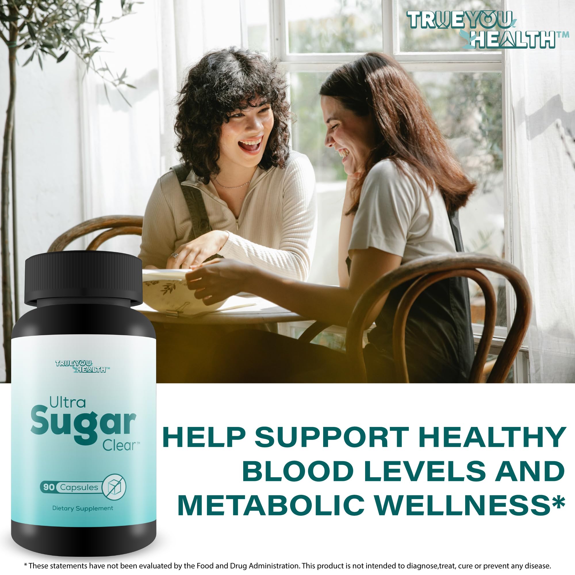 Ultra Sugar Clear - Our Best Blood Cleanse Detox Supplement - Bloodflow Support Supplement - Healthy Circulation Support Supplement - Sugar Balance Supplement - Sugar Health Blood Cleansing Formula True You Health uk supplements