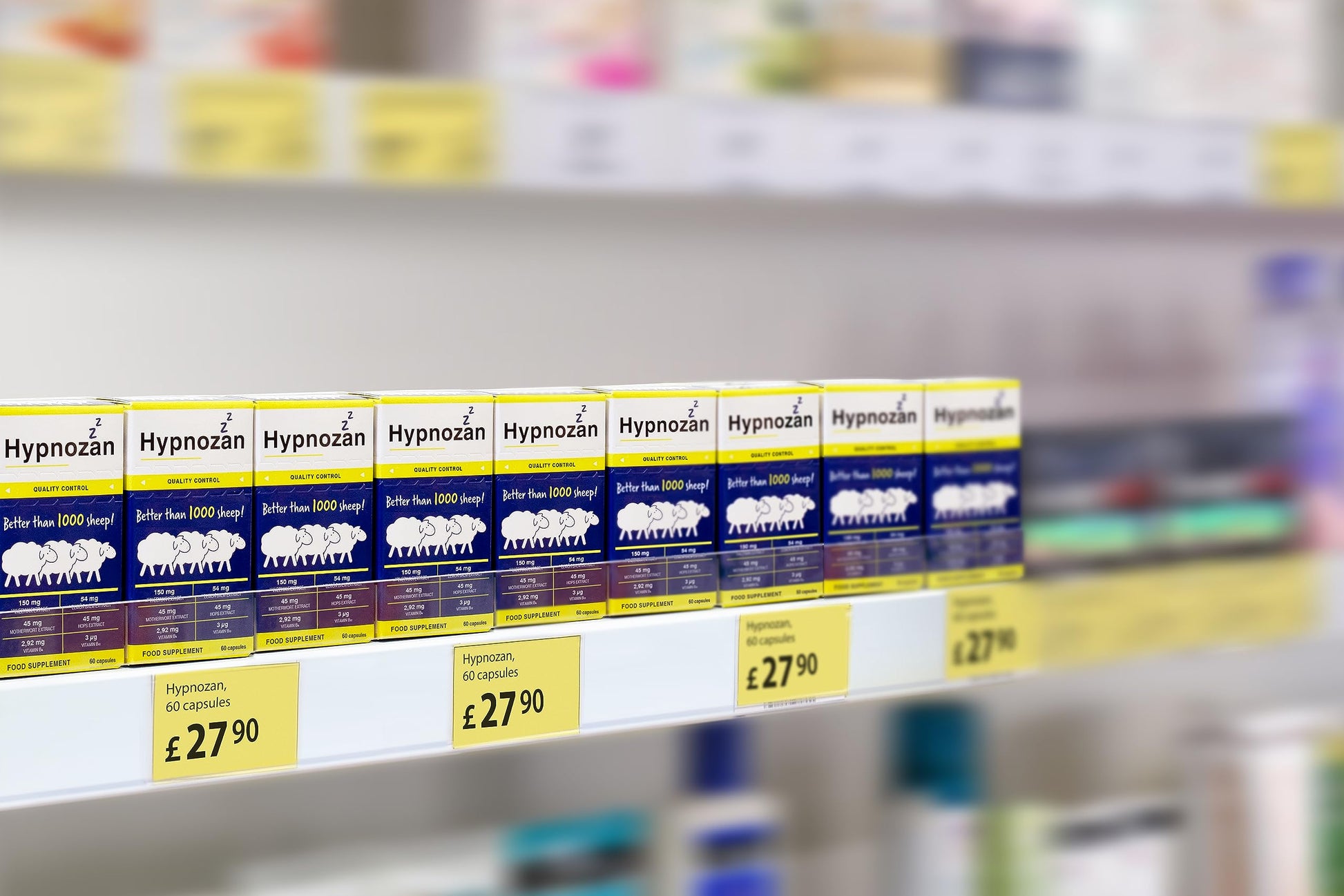 Hypnozan. 60 Easy Nights in Every Pack - 60 Capsules, Just One Before Bed. Natural Vox pharmaceutica uk supplements