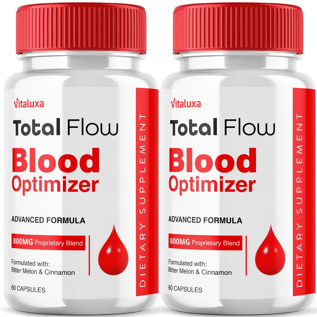 (2 Pack) Total Flow Blood Balance, TotalFlow Blood Support Capsules Supplement Advanced Formula All Natural Optimizer Maximum Strength Daily Health Wellness, TotalFlo Premium Blend Pills (120 Ct) Vitaluxa uk supplements