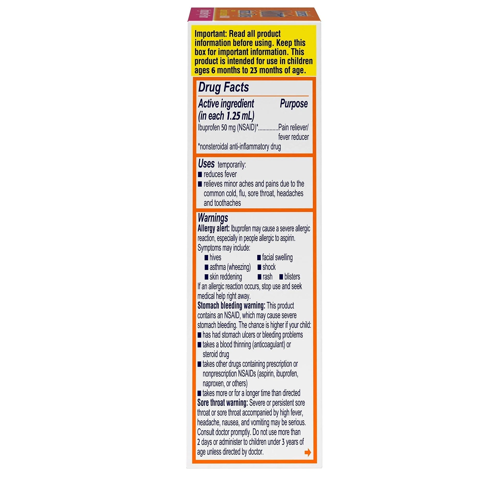 Concentrated Motrin Aspirin, 0.5 Fluid Ounce Motrin uk supplements